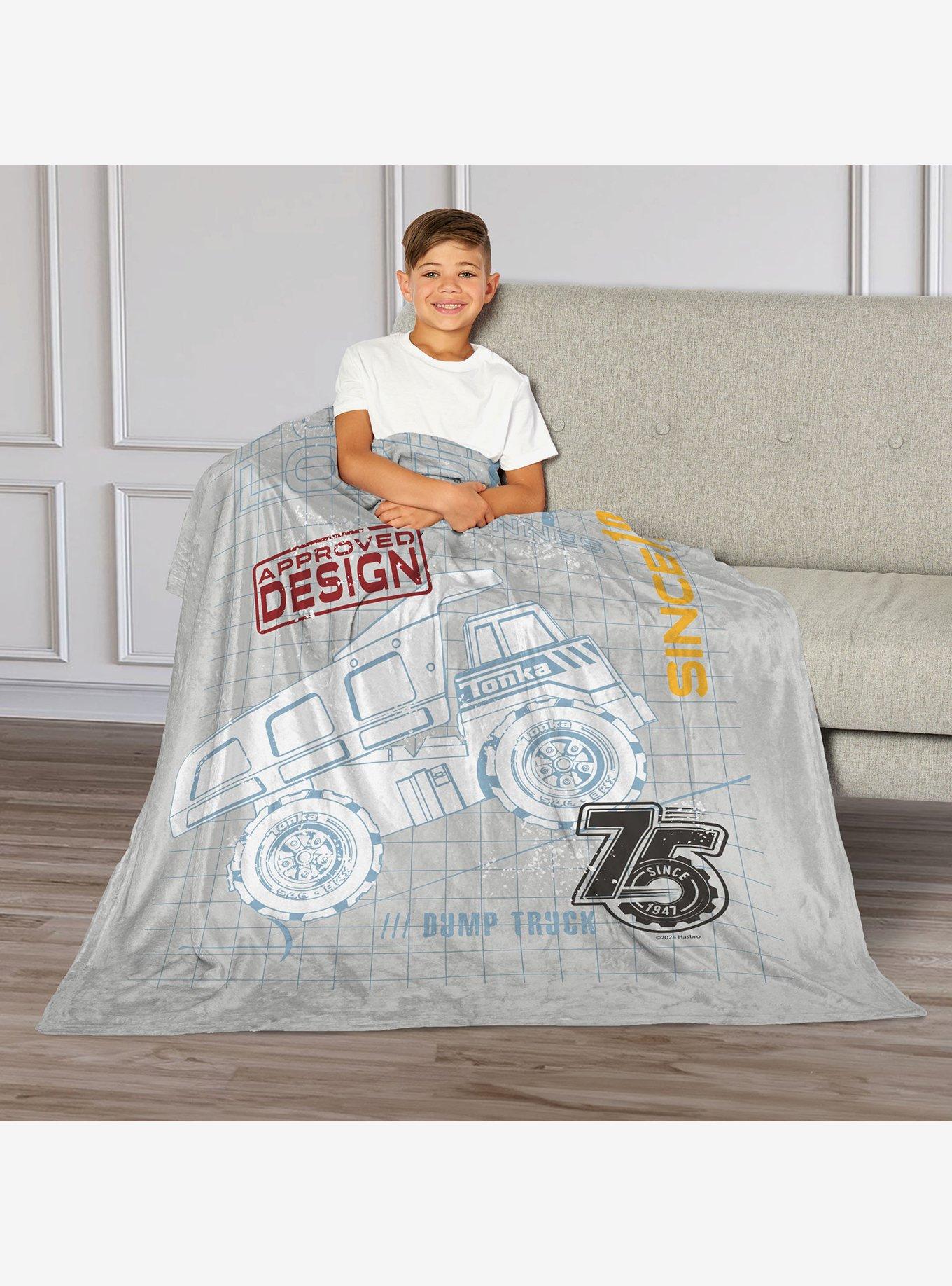 Tonka Full Truckload Silk Touch Throw Blanket, , alternate