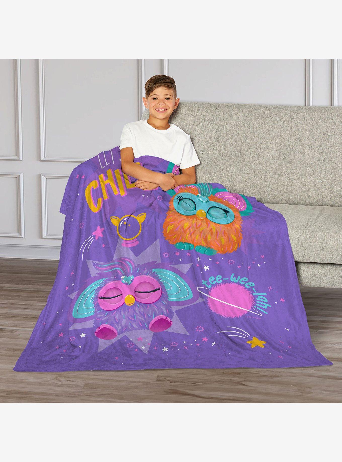 Furby Let's Chill Silk Touch Throw Blanket, , alternate