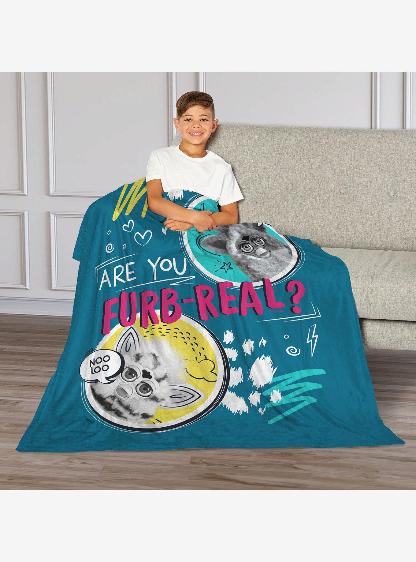 Furby Furb Real Silk Touch Throw Blanket, , alternate