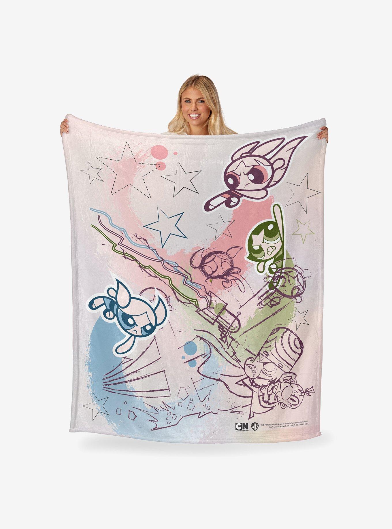The Powerpuff Girls Save Townsville Silk Touch Throw Blanket, , hi-res