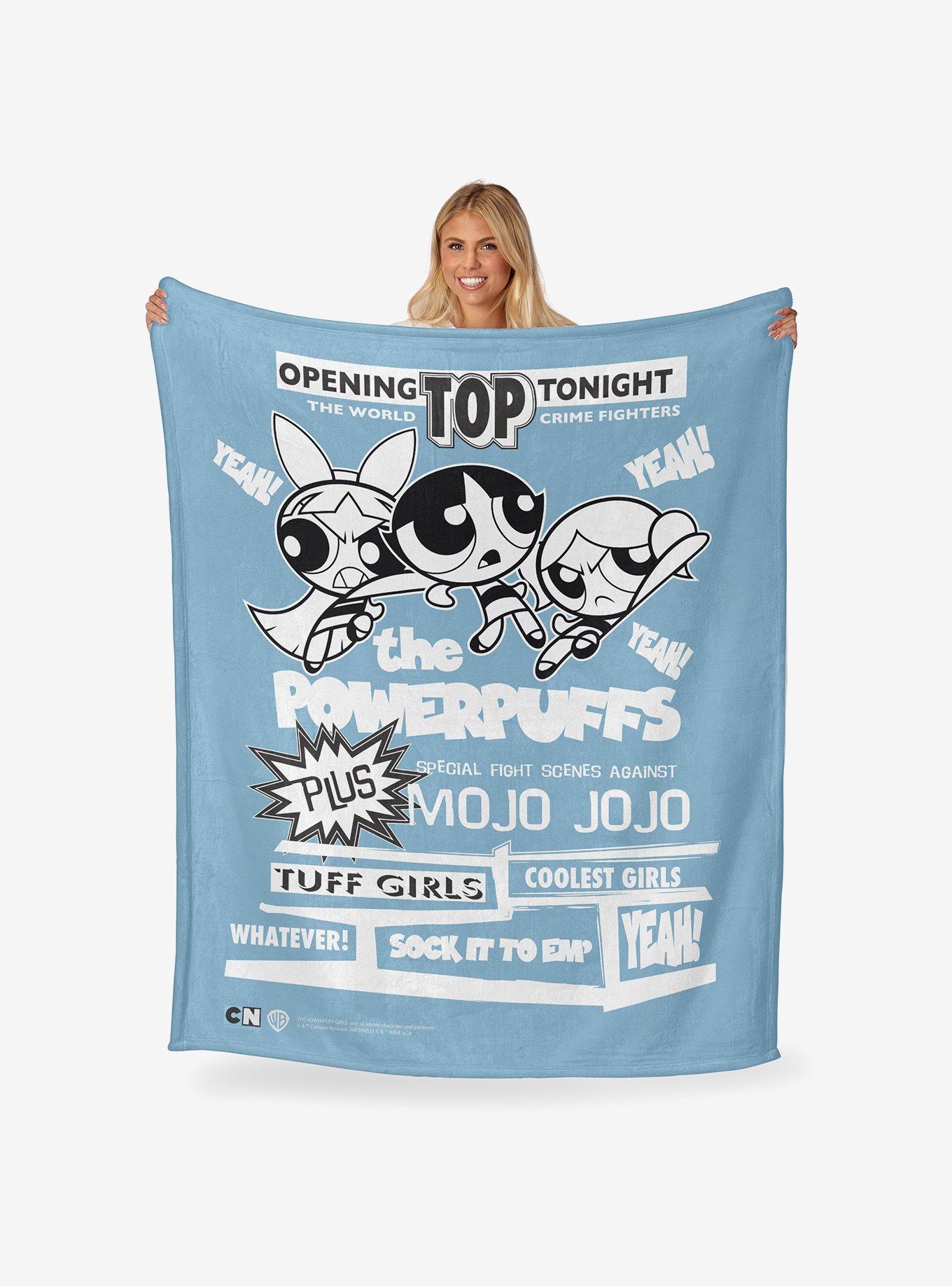 The Powerpuff Girls Sock It To 'Em Silk Touch Throw Blanket, , hi-res