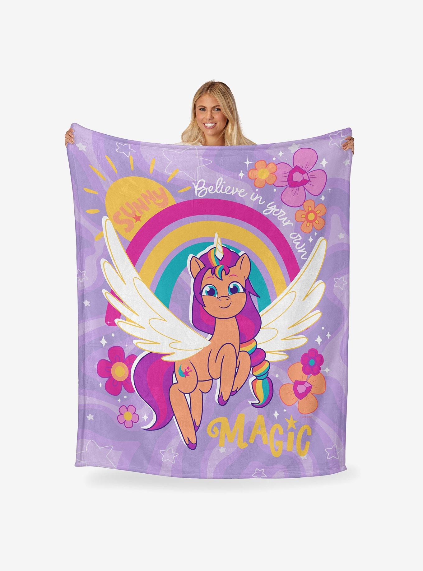 My Little Pony Believe Magic Silk Touch Throw Blanket, , hi-res