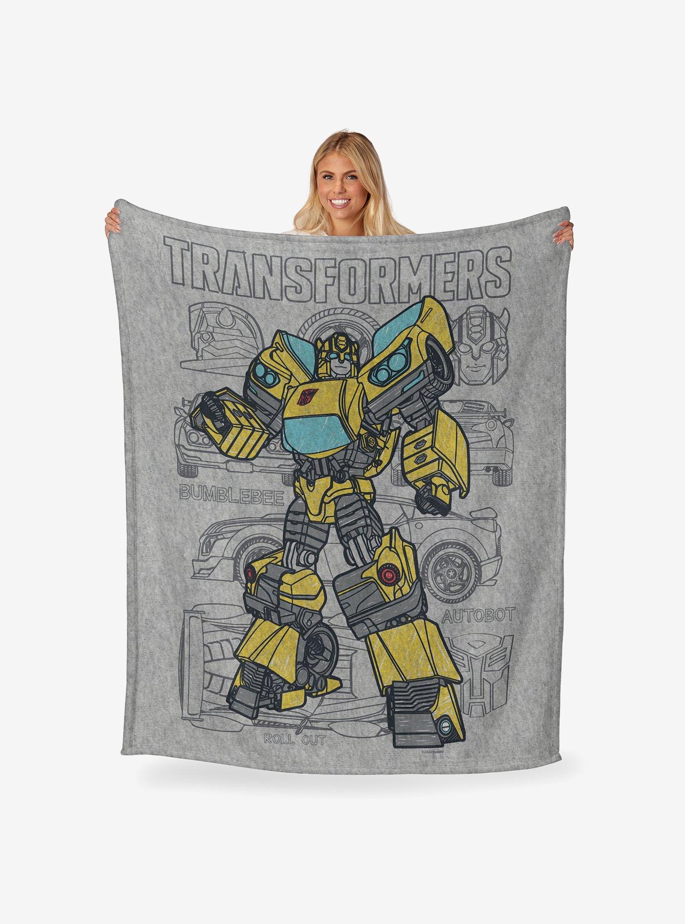 Transformers Bumblebee Autobot Silk Touch Throw Blanket, , hi-res