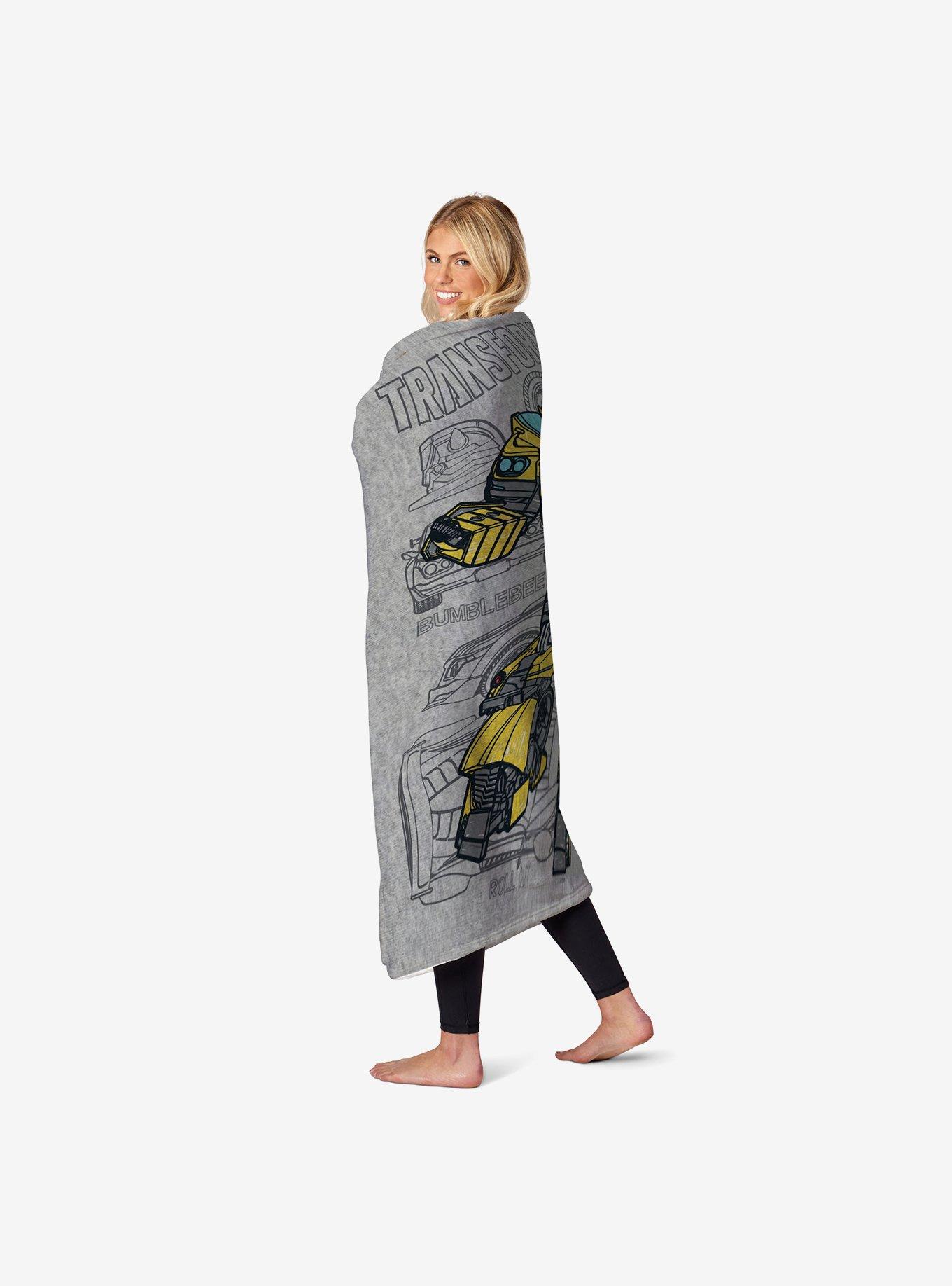 Transformers Bumblebee Autobot Silk Touch Throw Blanket, , alternate