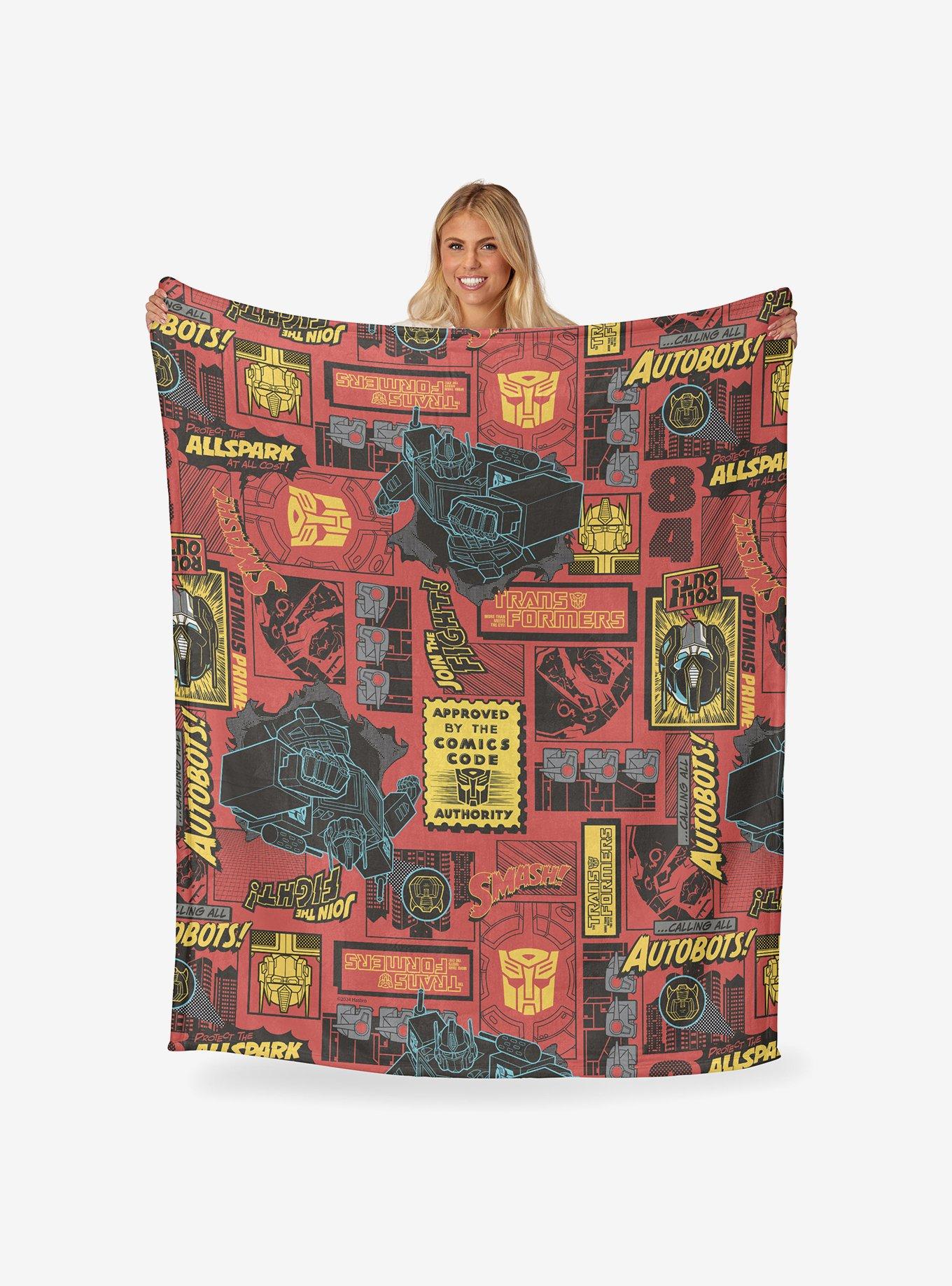 Transformers Calling All Autobots Silk Touch Throw Blanket, , hi-res