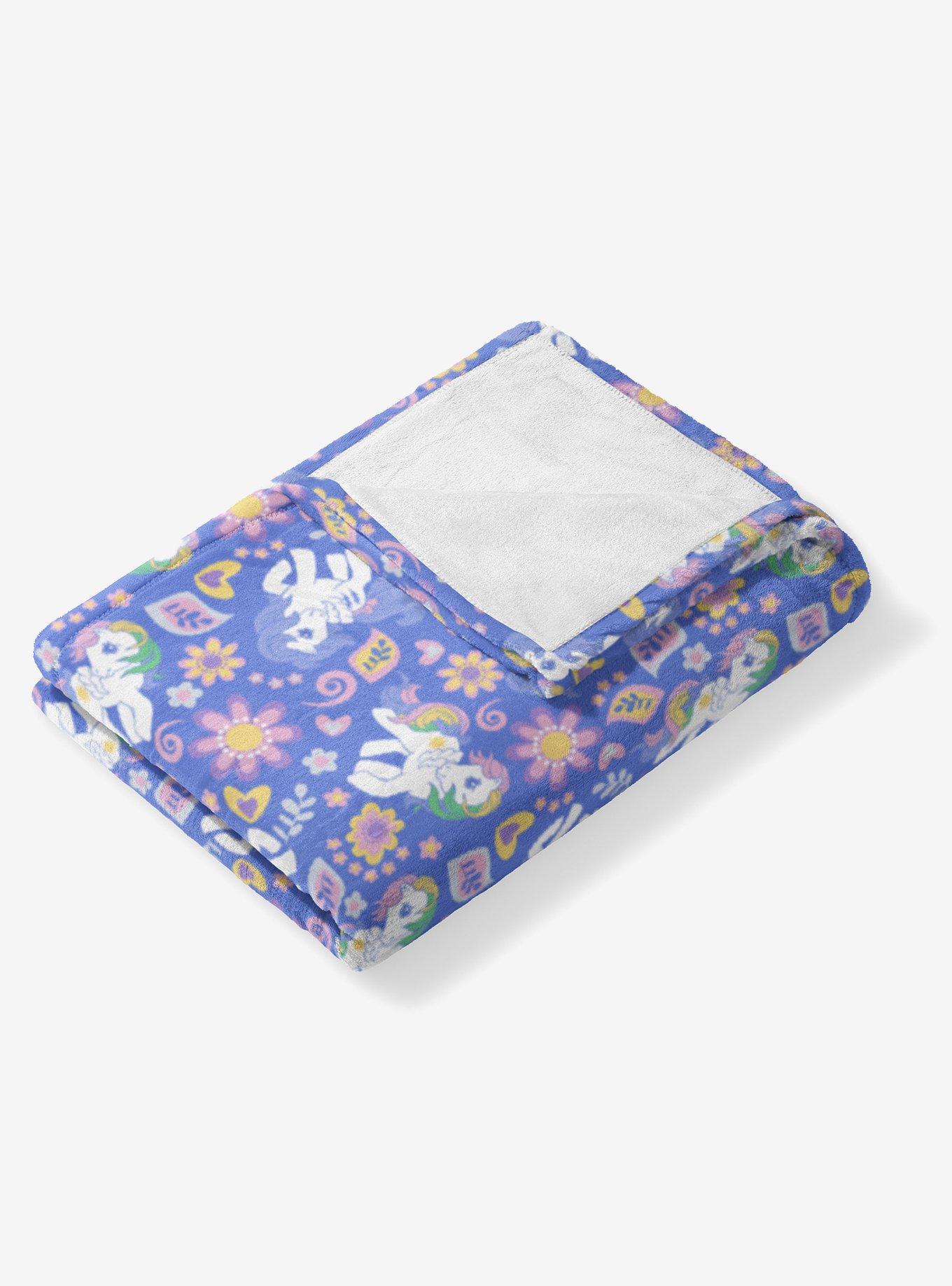 My Little Pony Retro Rainbows Silk Touch Throw Blanket, , alternate