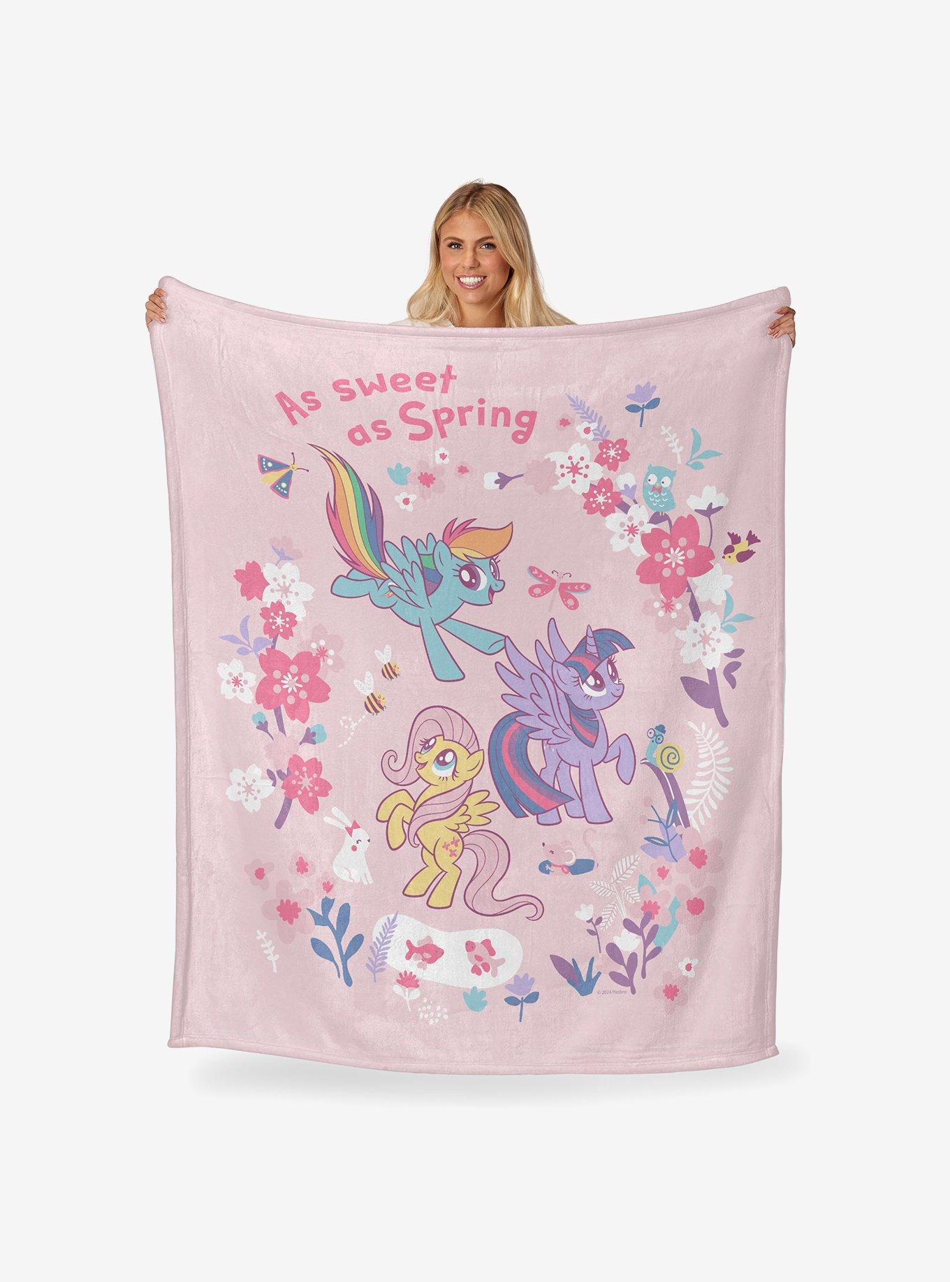 My Little Pony Spring Ponies Silk Touch Throw Blanket, , hi-res