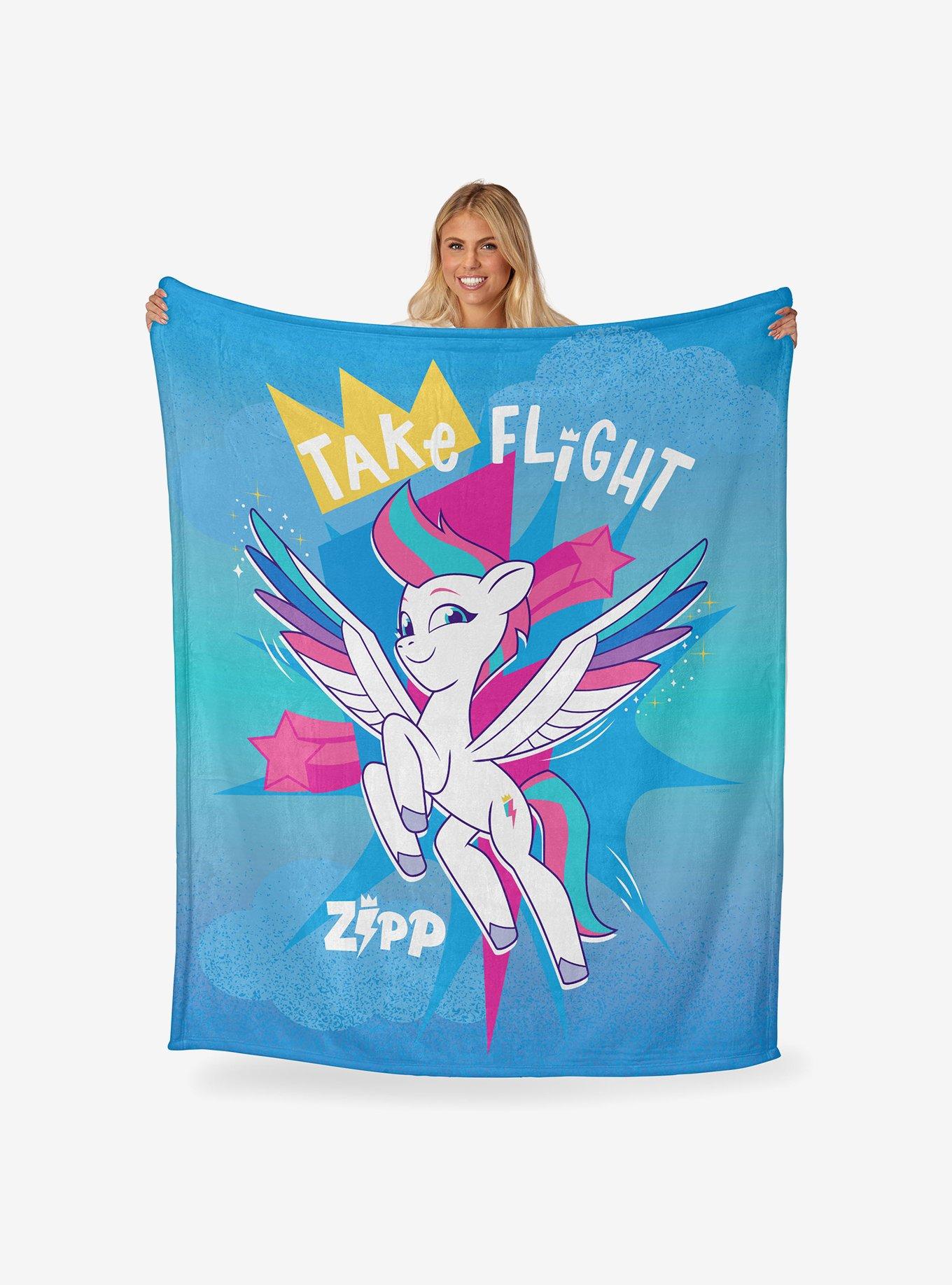 My Little Pony Take Flight Zip Silk Touch Throw Blanket, , hi-res