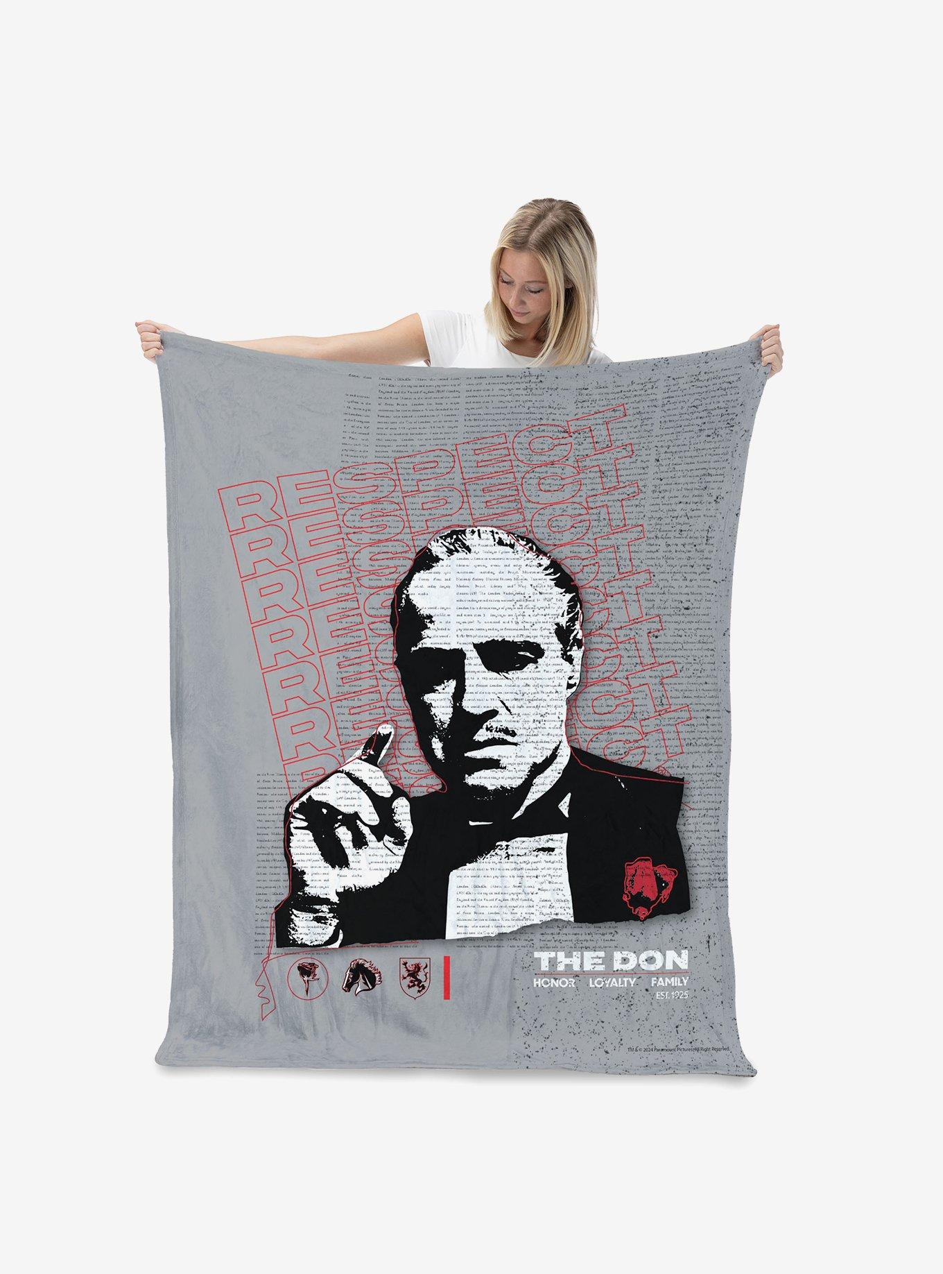 The Godfather Respect The Don Silk Touch Throw Blanket, , hi-res