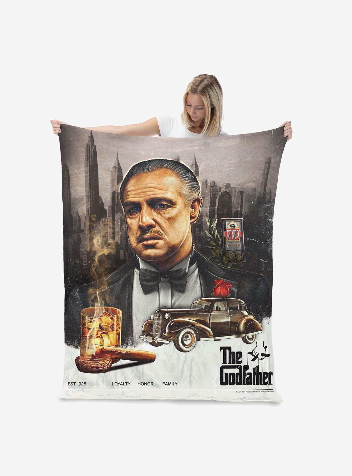 The Godfather Poster Silk Touch Throw Blanket, , hi-res