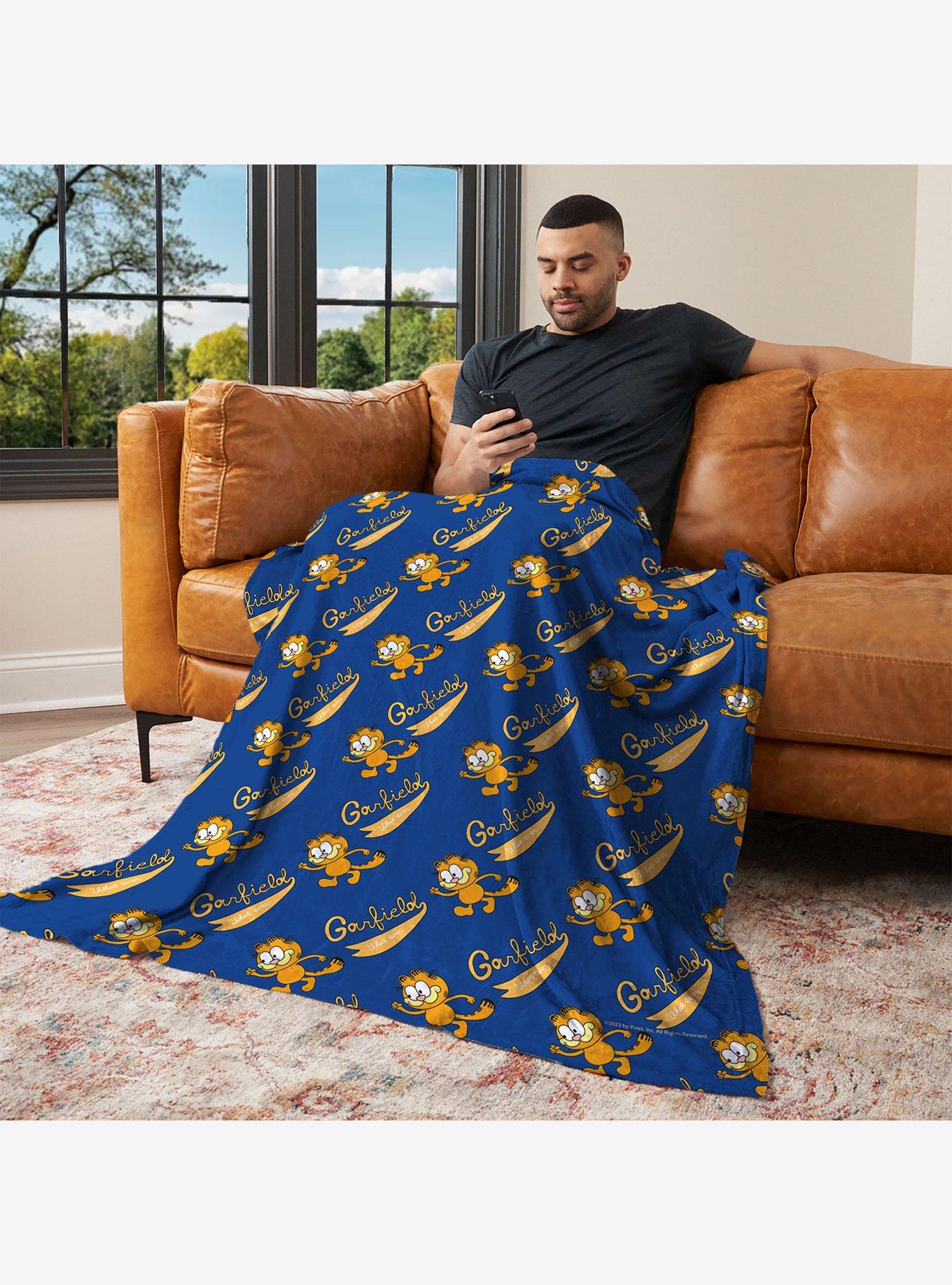 Garfield Whatever Garf Silk Touch Throw Blanket, , alternate