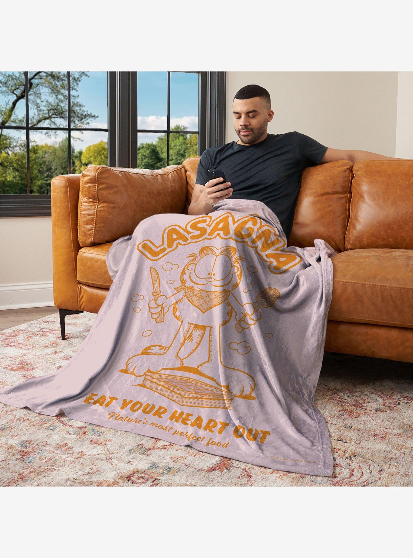 Garfield Most Perfect Food Silk Touch Throw Blanket, , alternate