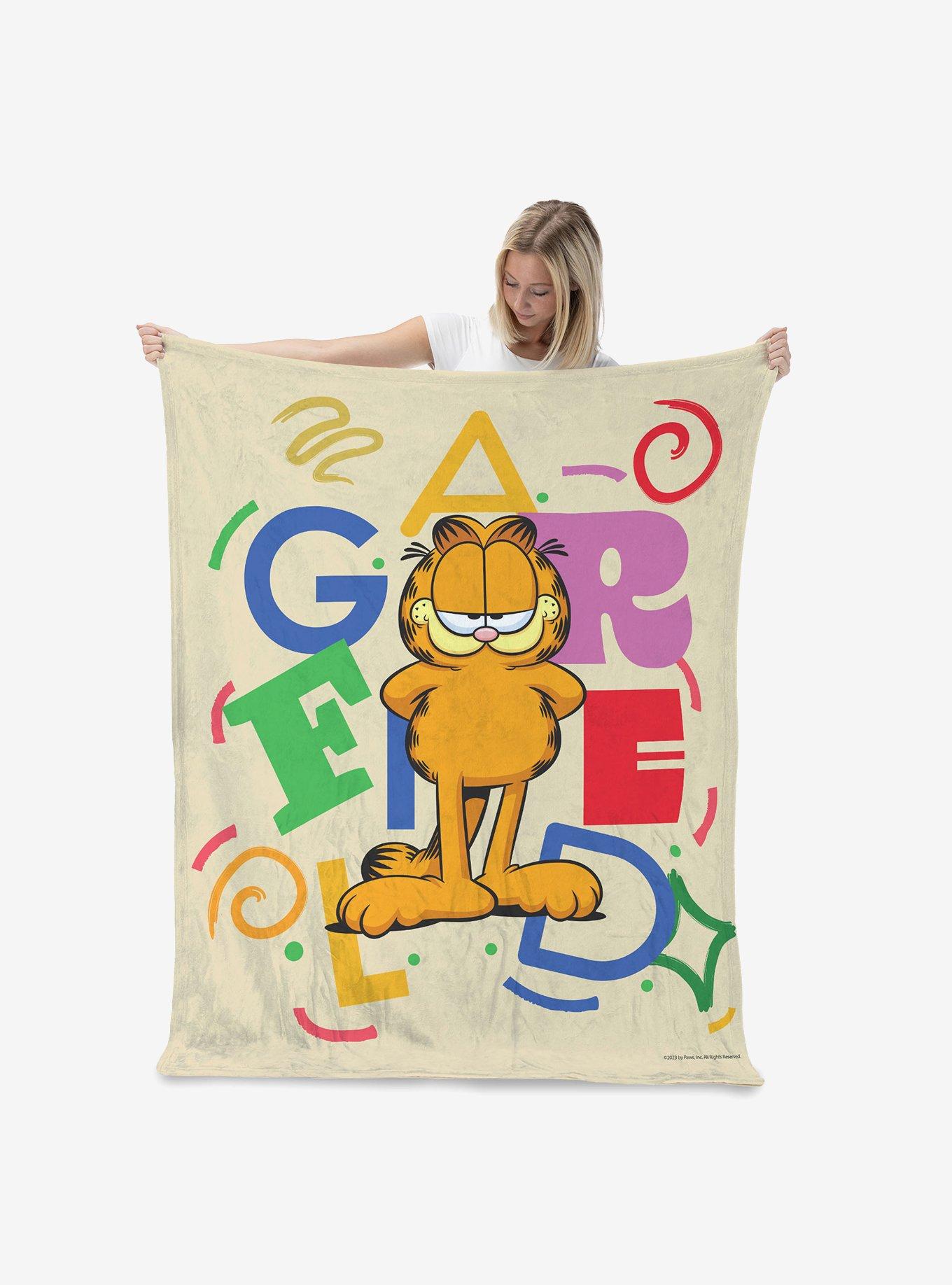 Garfield Colorful Cat Silk Touch Throw Blanket, , hi-res