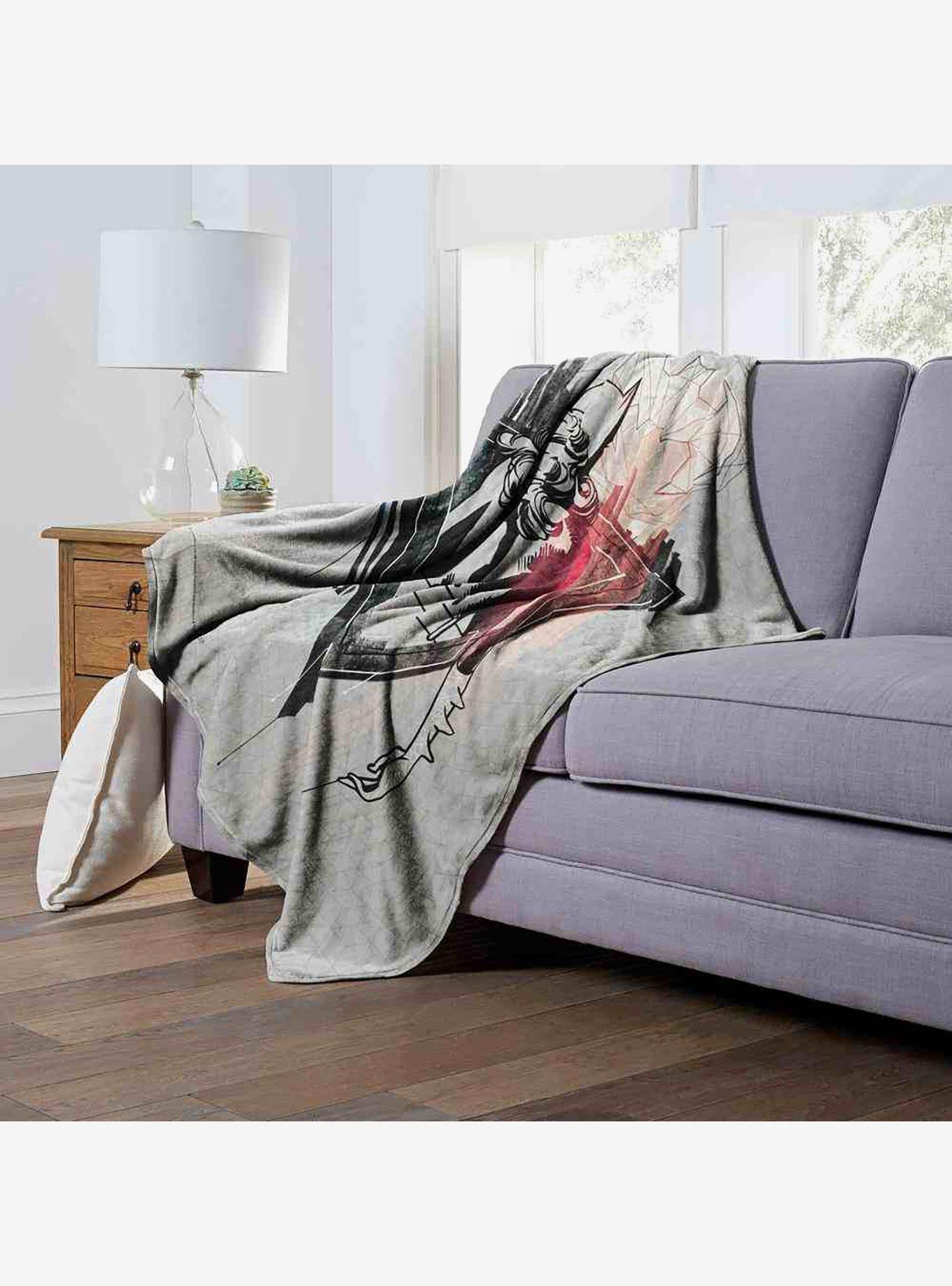 DC Comics Batman The Signal Calls Silk Touch Throw Blanket, , alternate