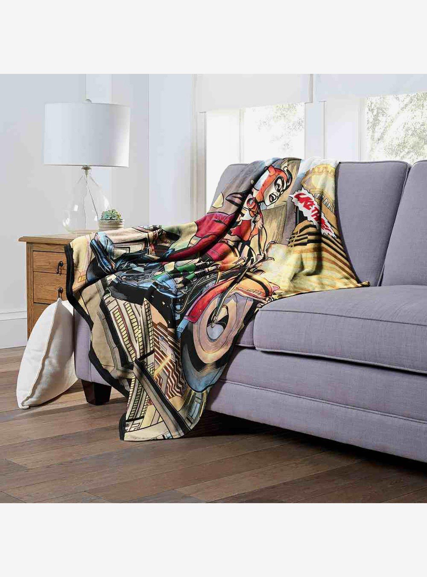 DC Comics Batman Wild Ride Silk Touch Throw Blanket, , alternate