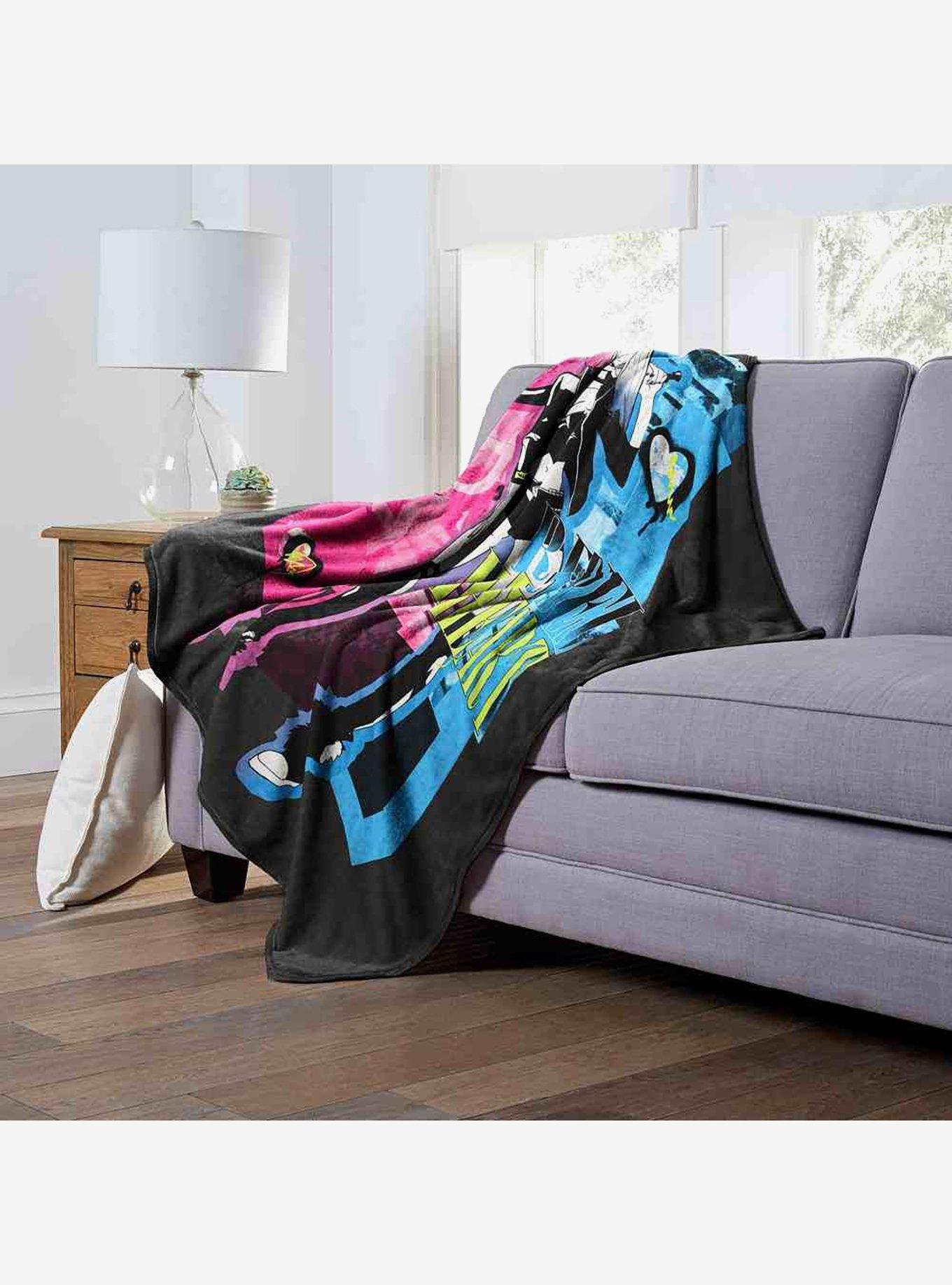 DC Comics Batman Rebel Heart Silk Touch Throw Blanket, , alternate