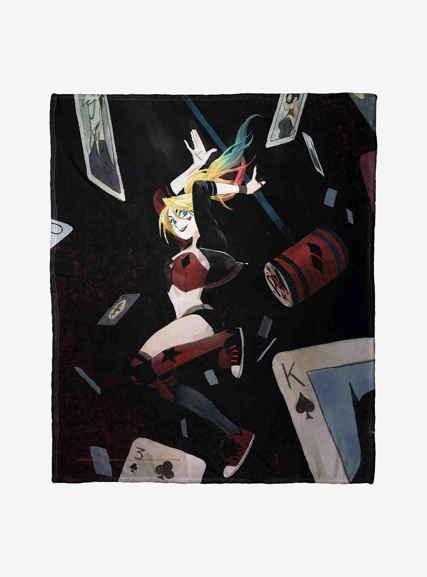 DC Comics Batman Fallen Cards Silk Touch Throw Blanket, , hi-res