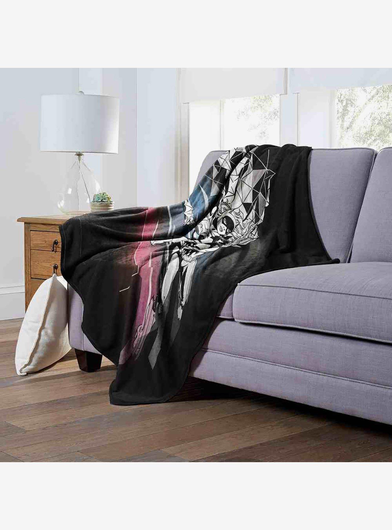 DC Comics Batman Geometric Cape Silk Touch Throw Blanket, , alternate