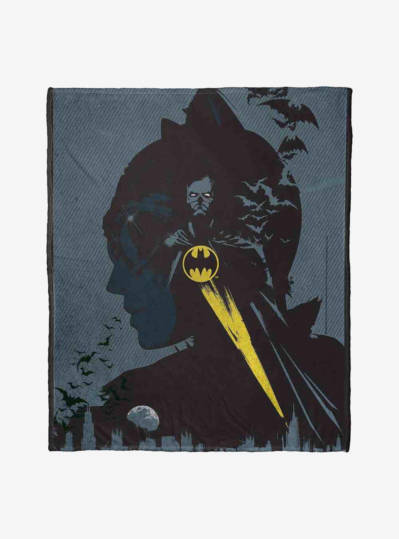 DC Comics Batman The Bat And The Cat Silk Touch Throw Blanket, , hi-res