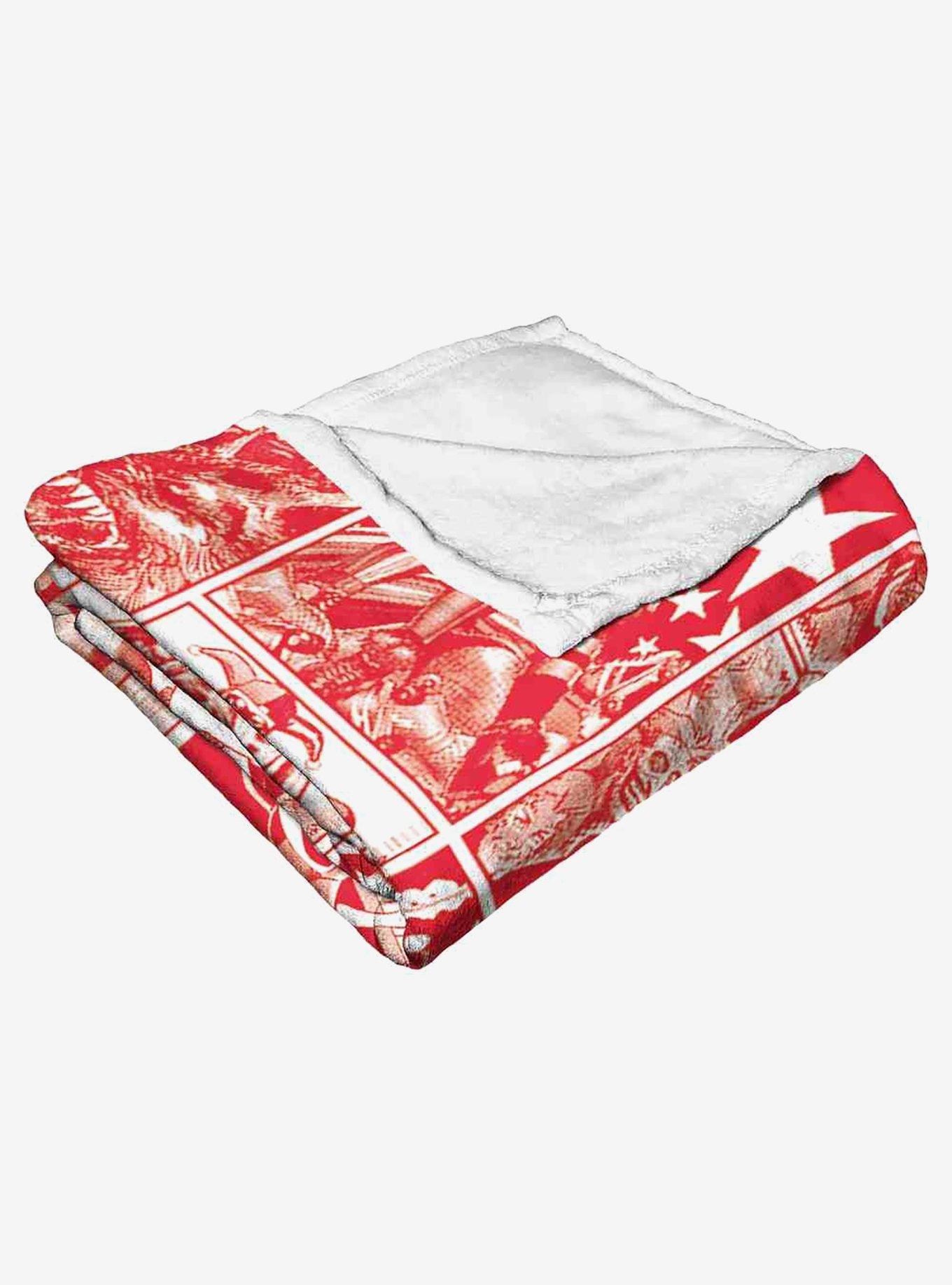 DC Comics Batman Harley Collage Silk Touch Throw Blanket, , alternate