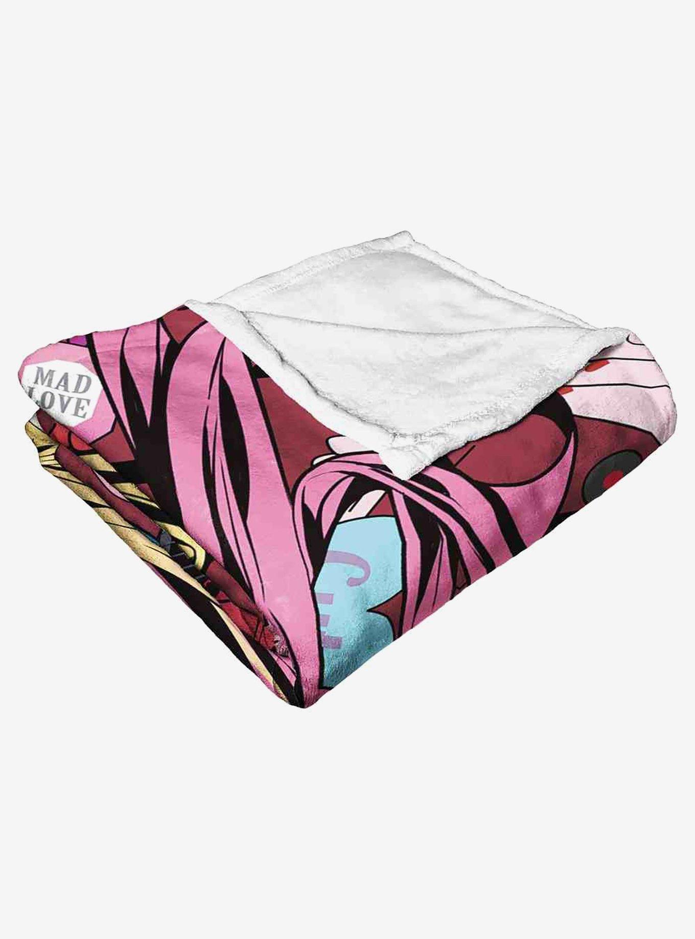 DC Comics Batman Harley's Crazy Silk Touch Throw Blanket, , alternate