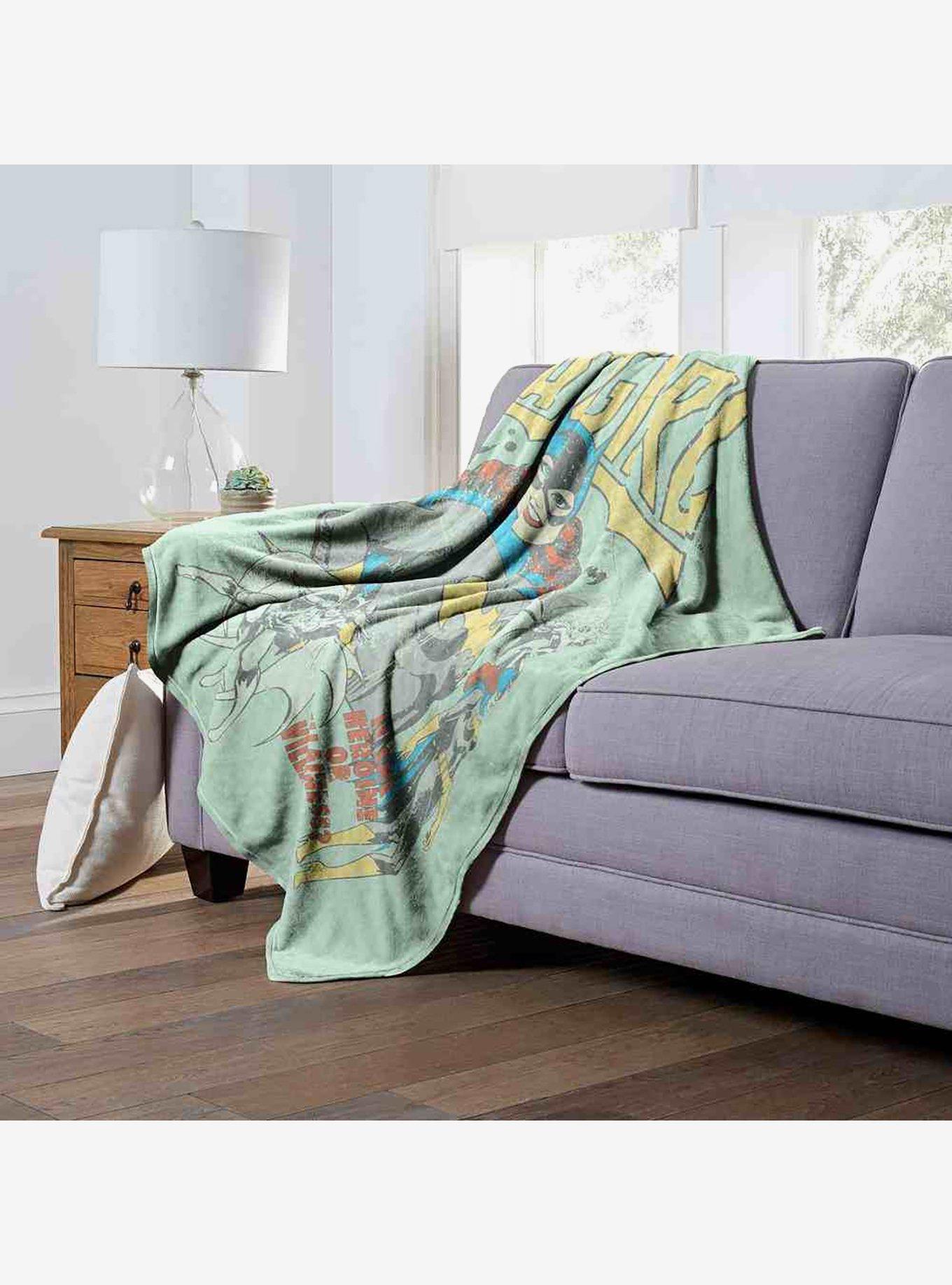 DC Comics Batgirl Hero Or Villainess Silk Touch Throw Blanket, , alternate