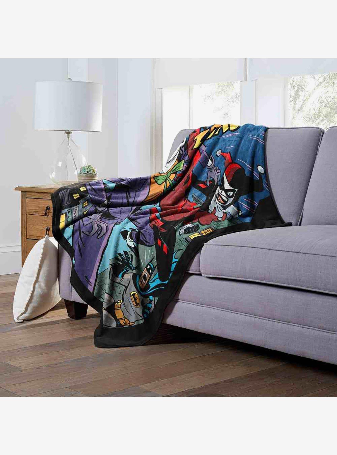 DC Comics Batman It's Over Puddin' Silk Touch Throw Blanket, , alternate