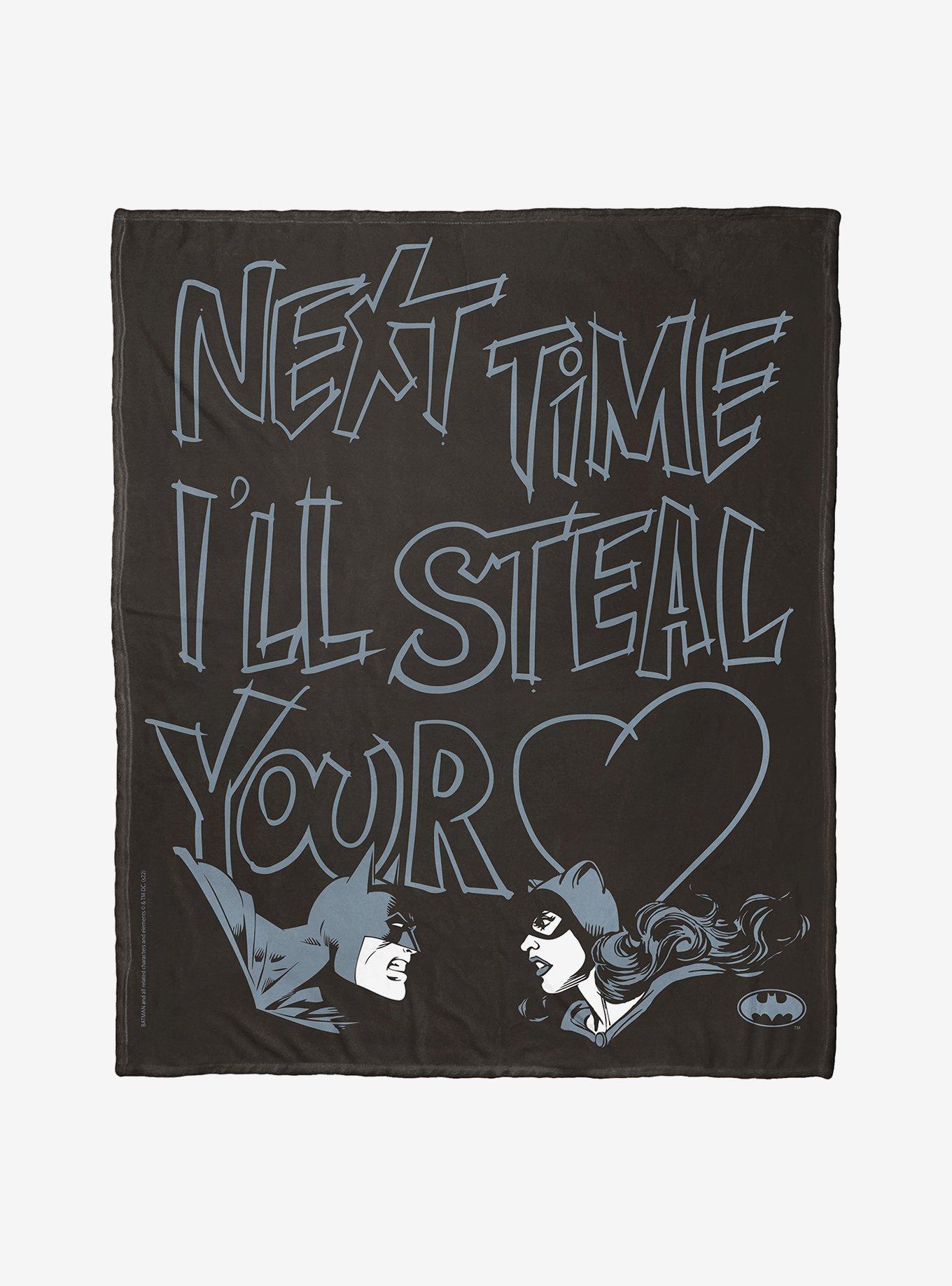 DC Comics Batman Your Heart Silk Touch Throw Blanket, , hi-res
