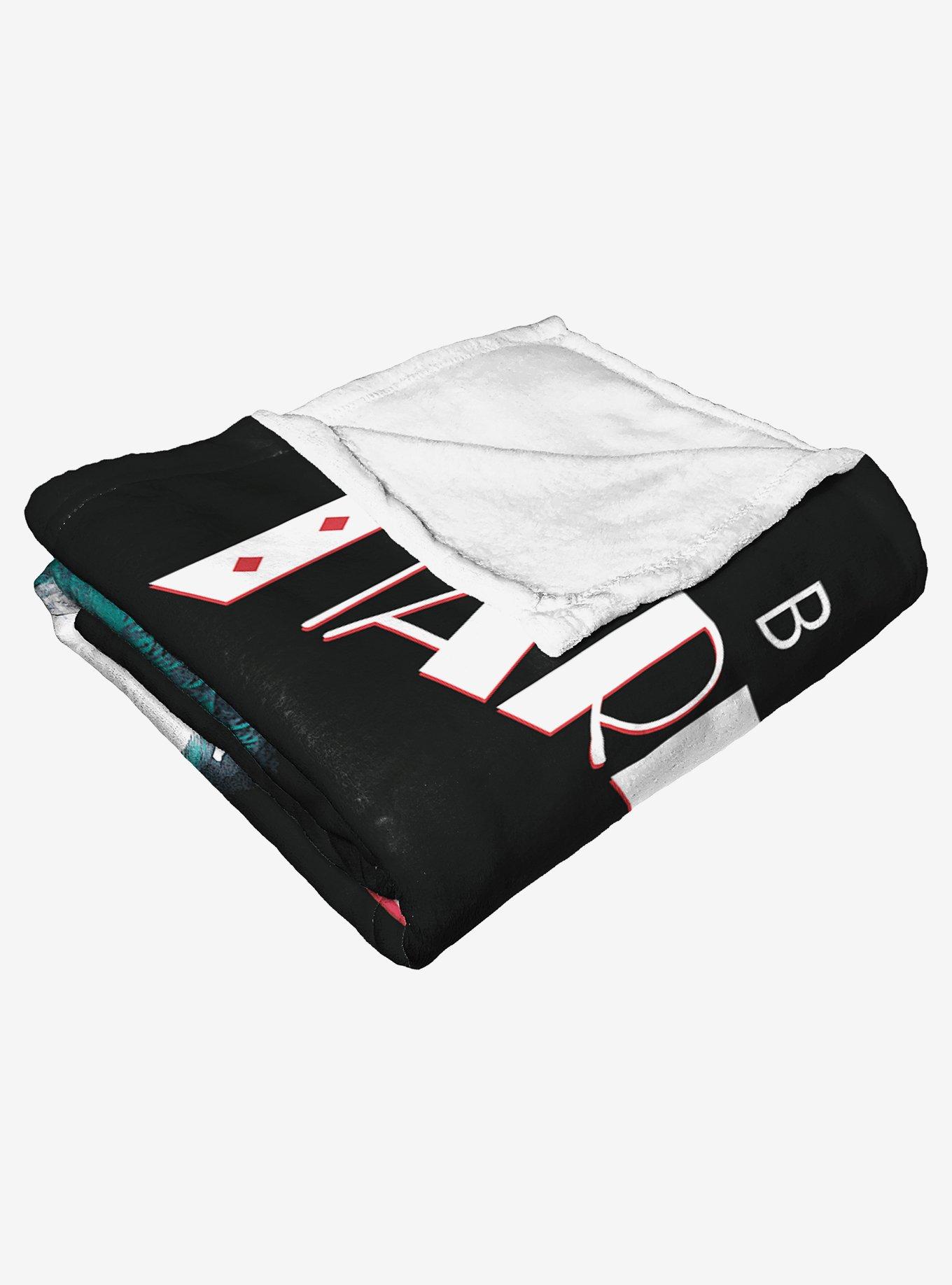 DC Comics Batman Harley Quinn Love Cover Silk Touch Throw Blanket, , alternate