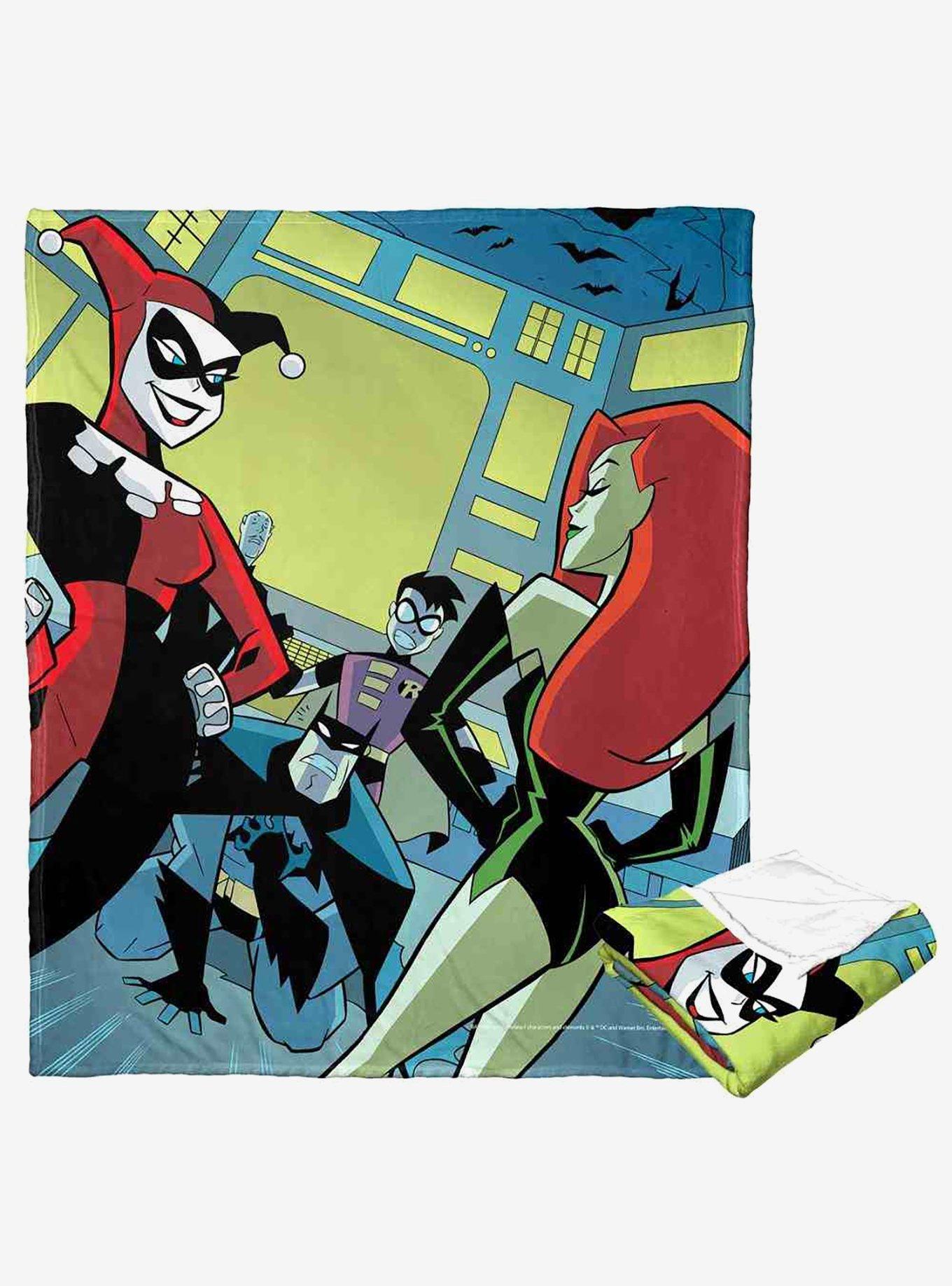 DC Comics Batman Bat Cave Break In Silk Touch Throw Blanket, , hi-res