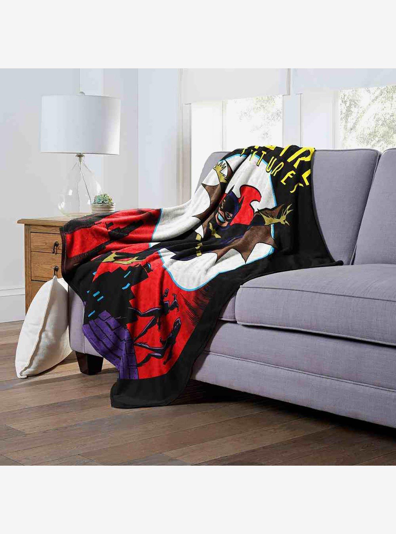 DC Comics Batman Batgirl Adventures Silk Touch Throw Blanket, , alternate