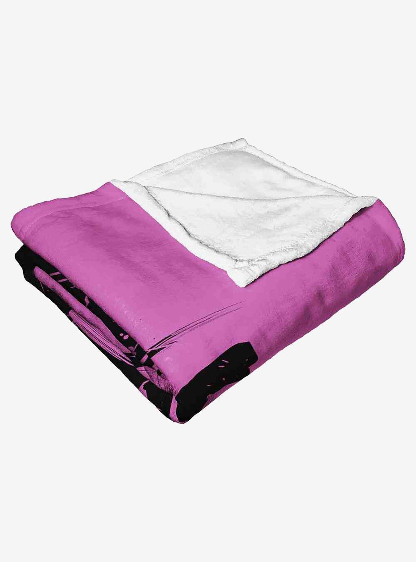 DC Comics Batman Batgirl Inked Silk Touch Throw Blanket, , alternate