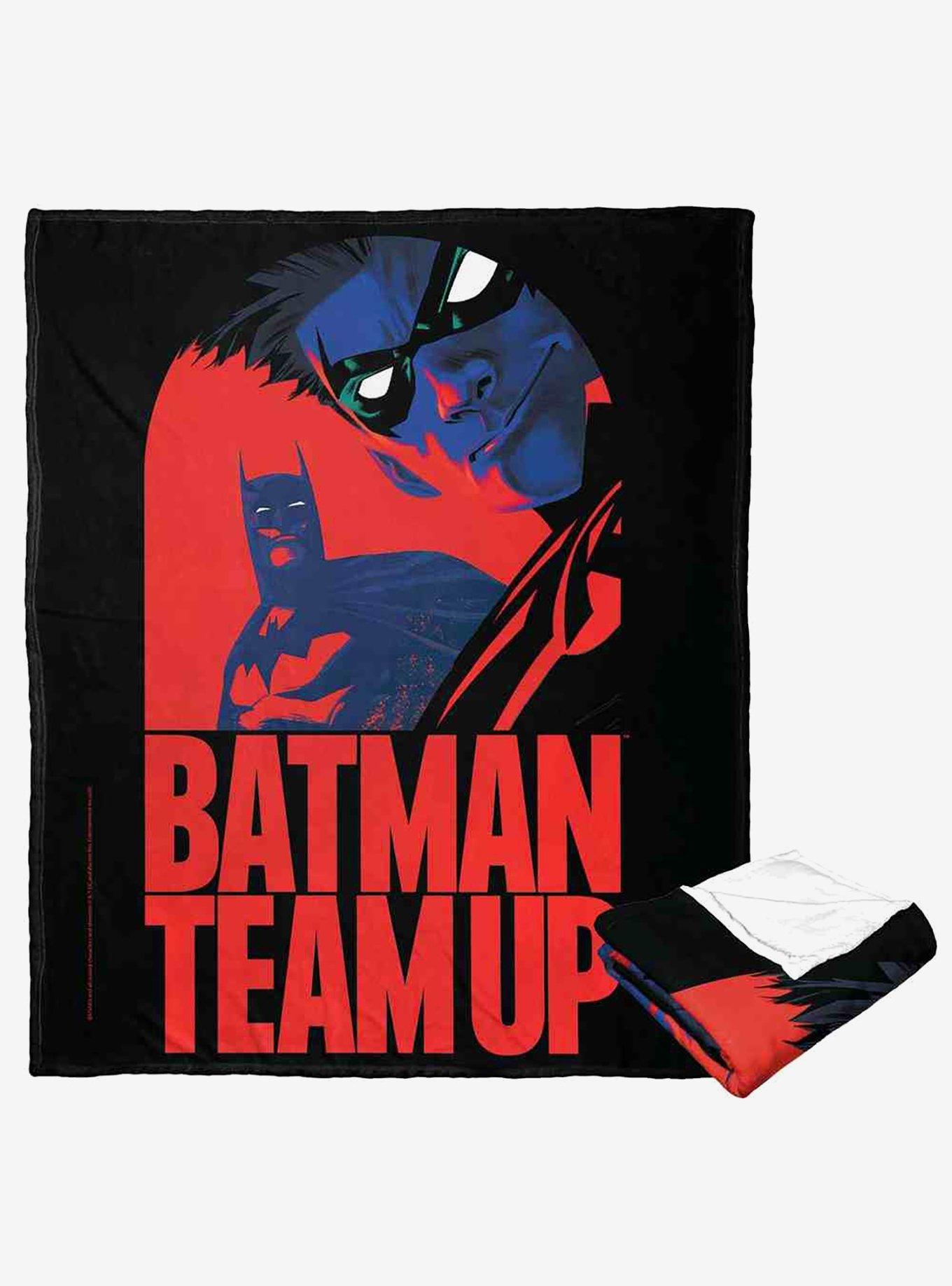 DC Comics Batman Batman And Robin Team Up Silk Touch Throw Blanket, , hi-res