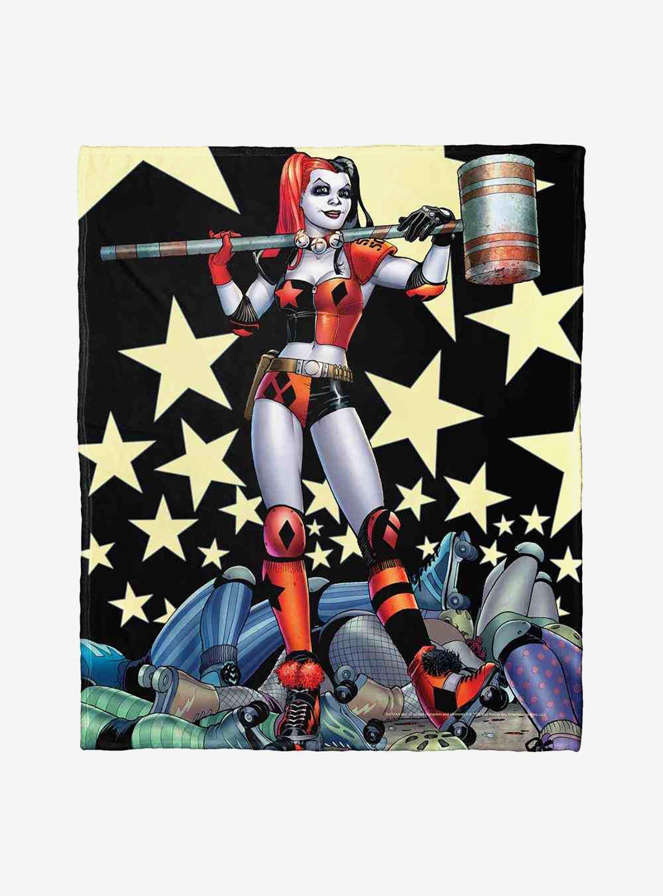 DC Comics Batman Champion Harley Silk Touch Throw Blanket, , hi-res