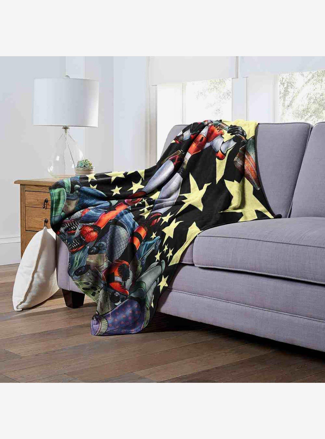 DC Comics Batman Champion Harley Silk Touch Throw Blanket, , alternate
