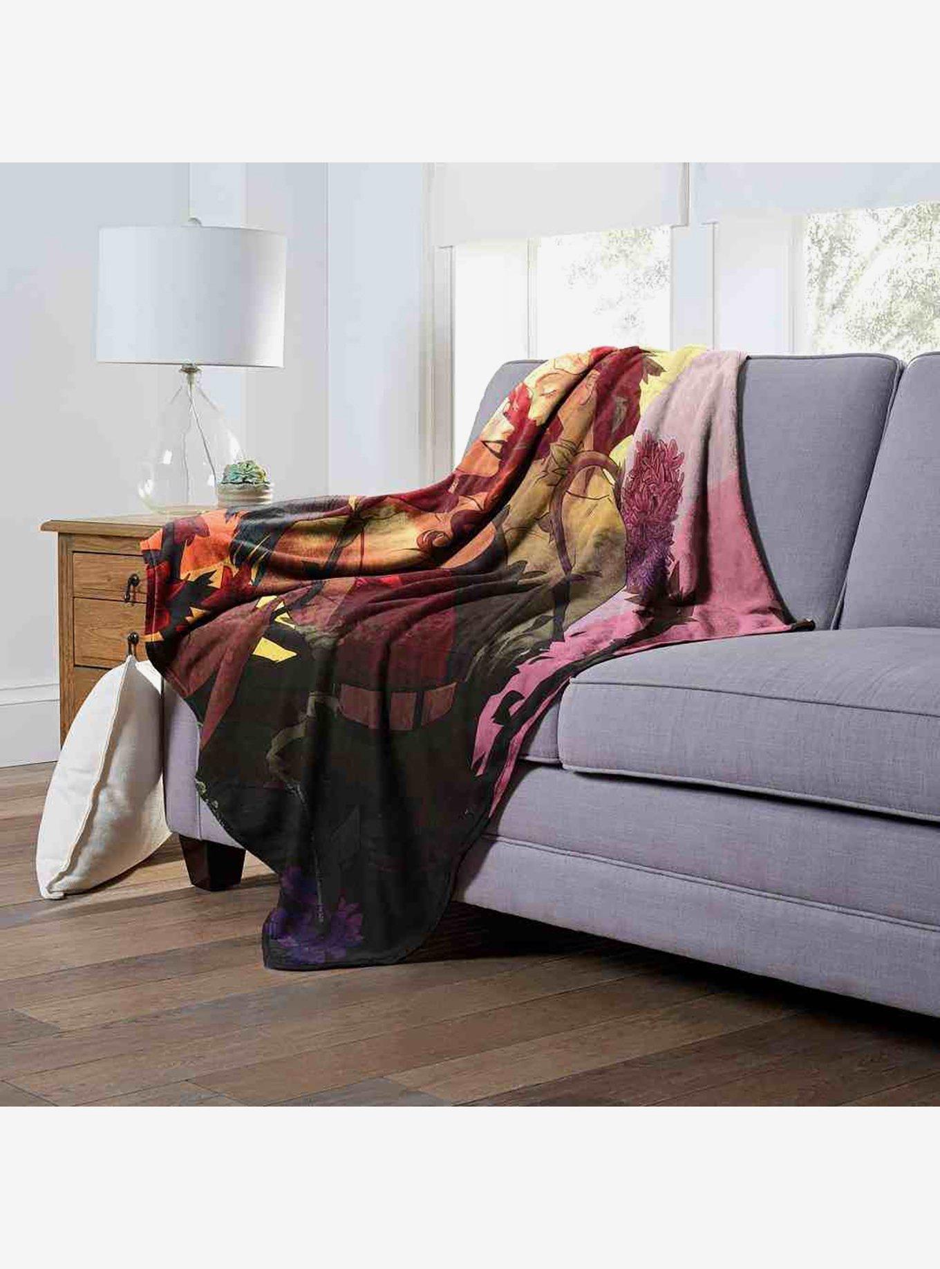 DC Comics Batman Harley And Ivy Silk Touch Throw Blanket, , alternate