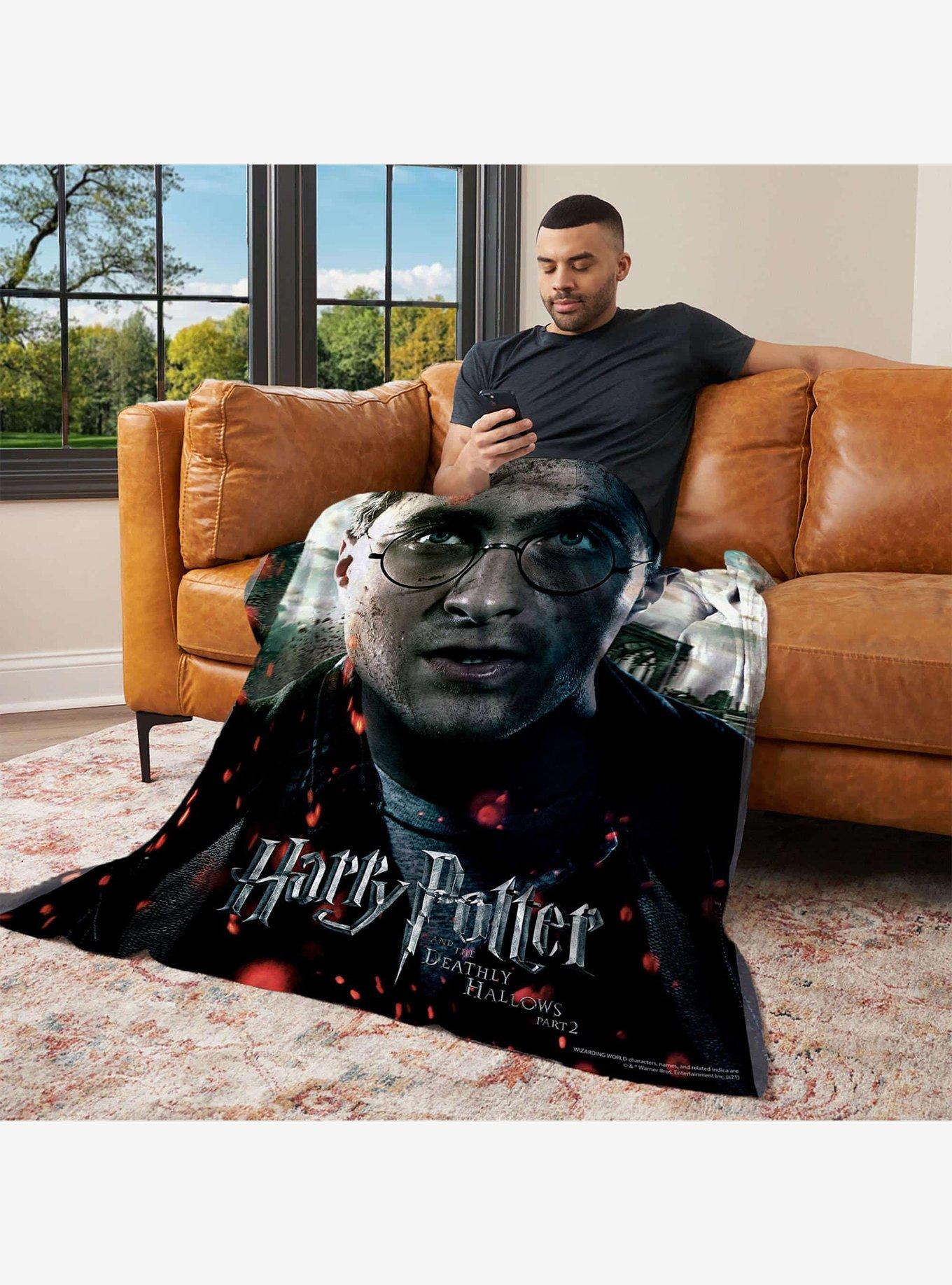 Harry Potter Deathly Hallows Part 2 Silk Touch Throw Blanket, , alternate