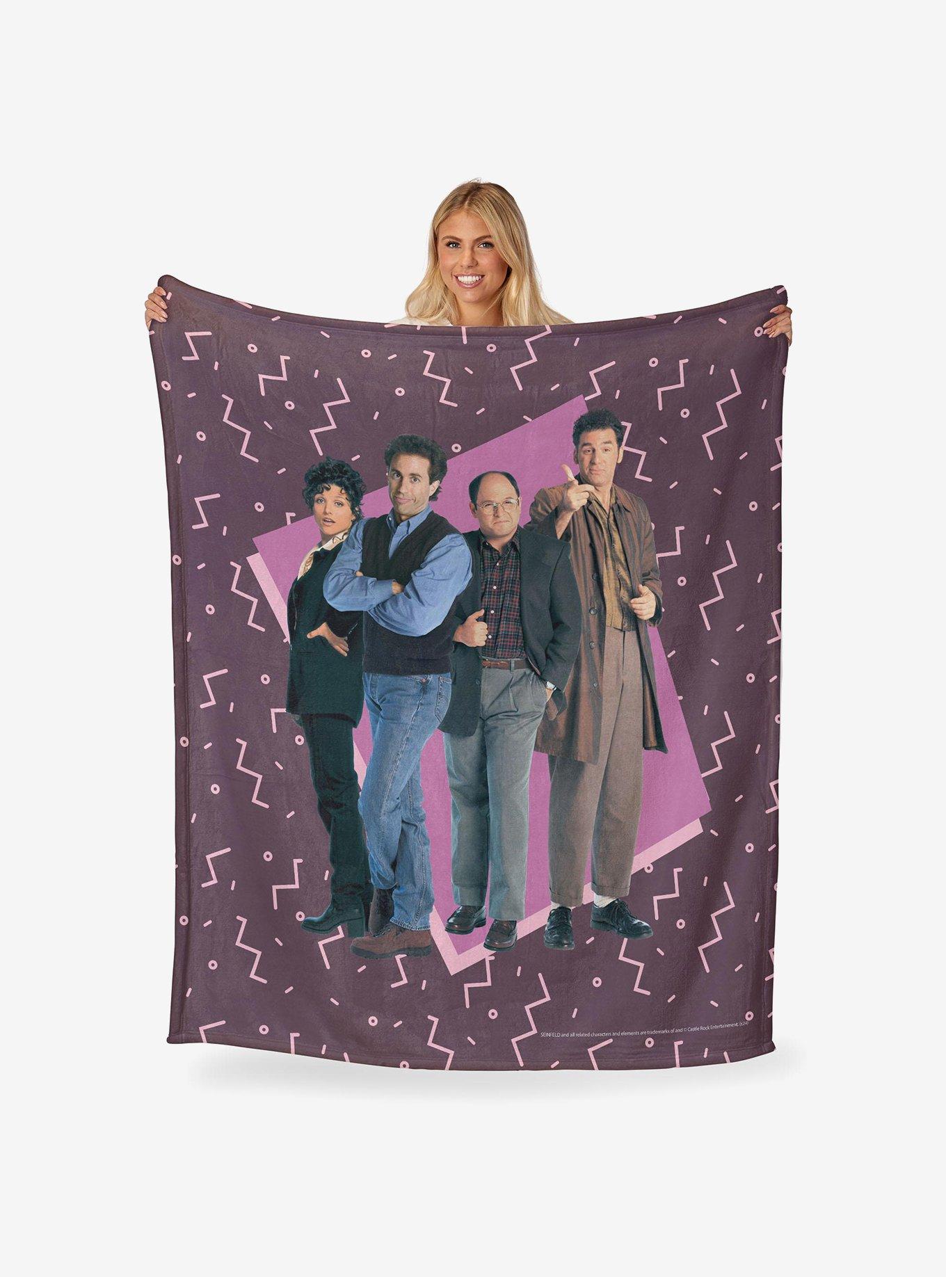Seinfeld The Gang Silk Touch Throw Blanket, , hi-res