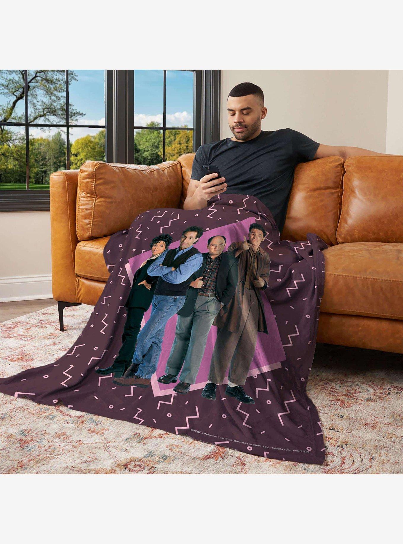 Seinfeld The Gang Silk Touch Throw Blanket, , alternate