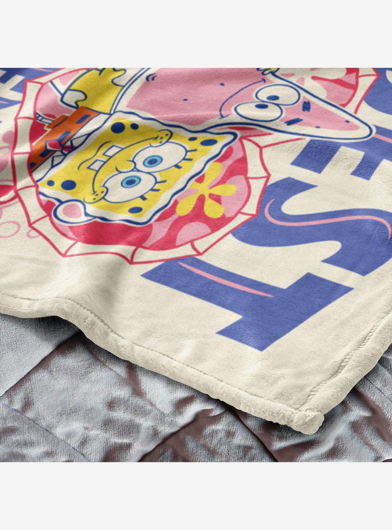 SpongeBob SquarePants Best Friends Silk Touch Throw Blanket, , alternate