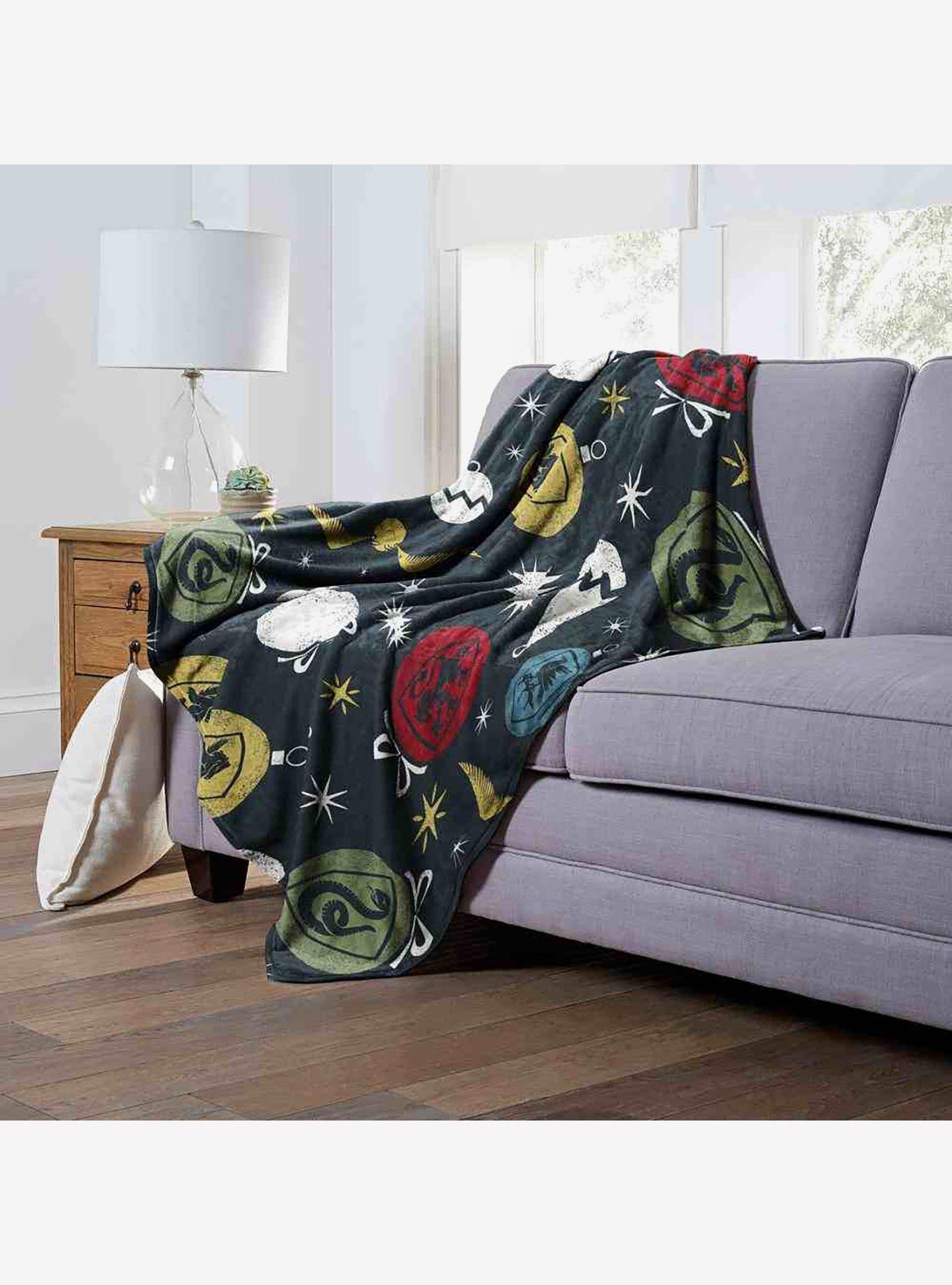 Harry Potter House Ornaments Silk Touch Throw Blanket, , alternate