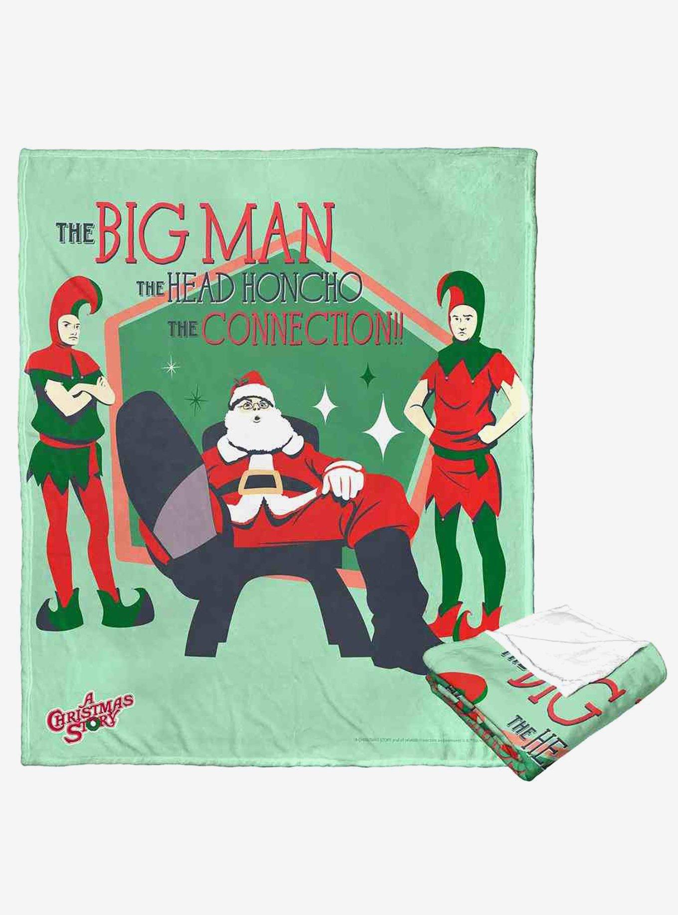 A Christmas Story The Big Man Silk Touch Throw Blanket, , hi-res