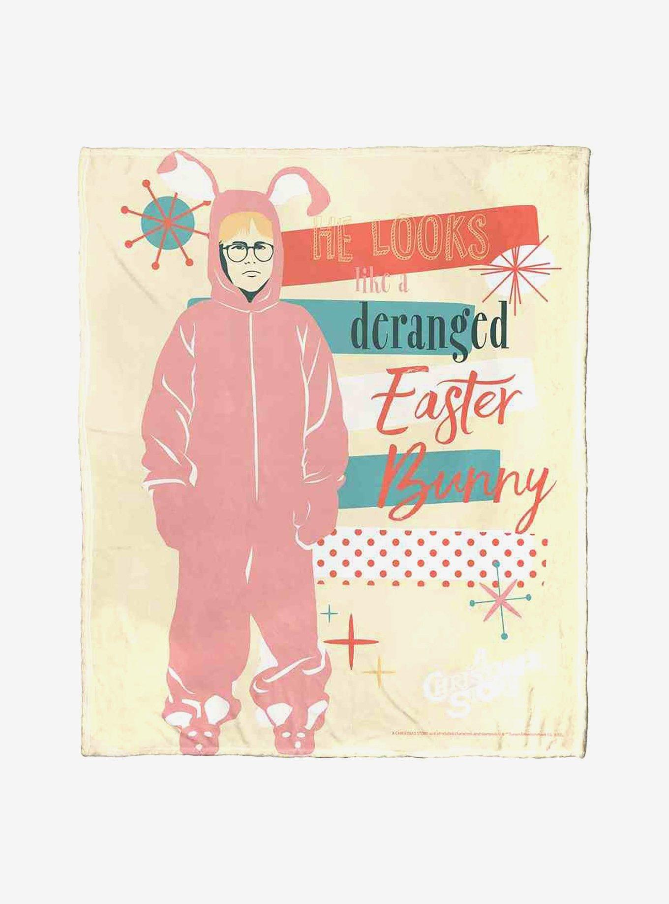 A Christmas Story Derranged Easter Bunny Silk Touch Throw Blanket, , hi-res