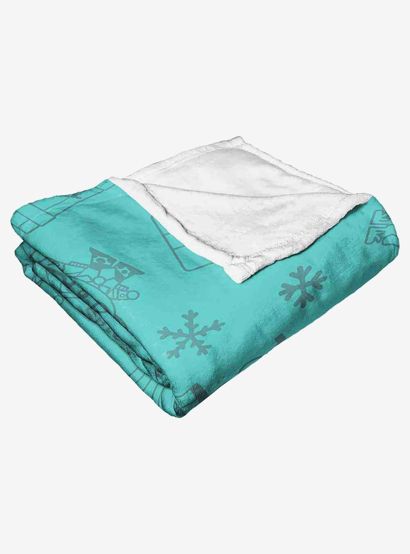 A Christmas Story Blue Christmas Silk Touch Throw Blanket, , alternate