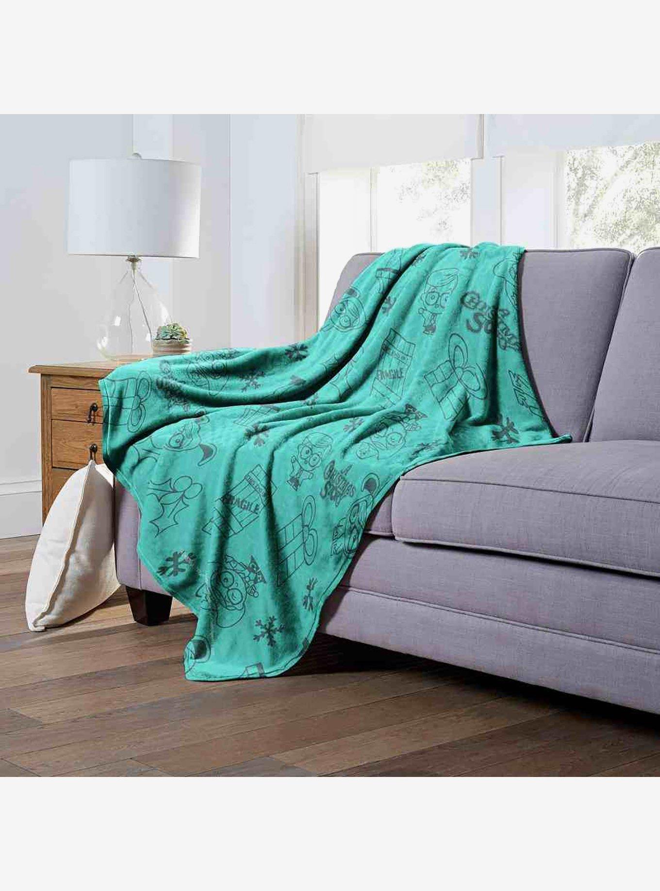 A Christmas Story Blue Christmas Silk Touch Throw Blanket, , alternate
