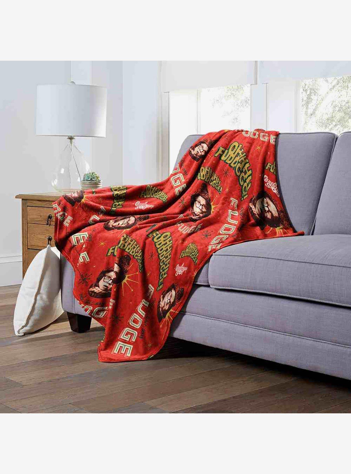 A Christmas Story Oh Fudge Silk Touch Throw Blanket, , alternate