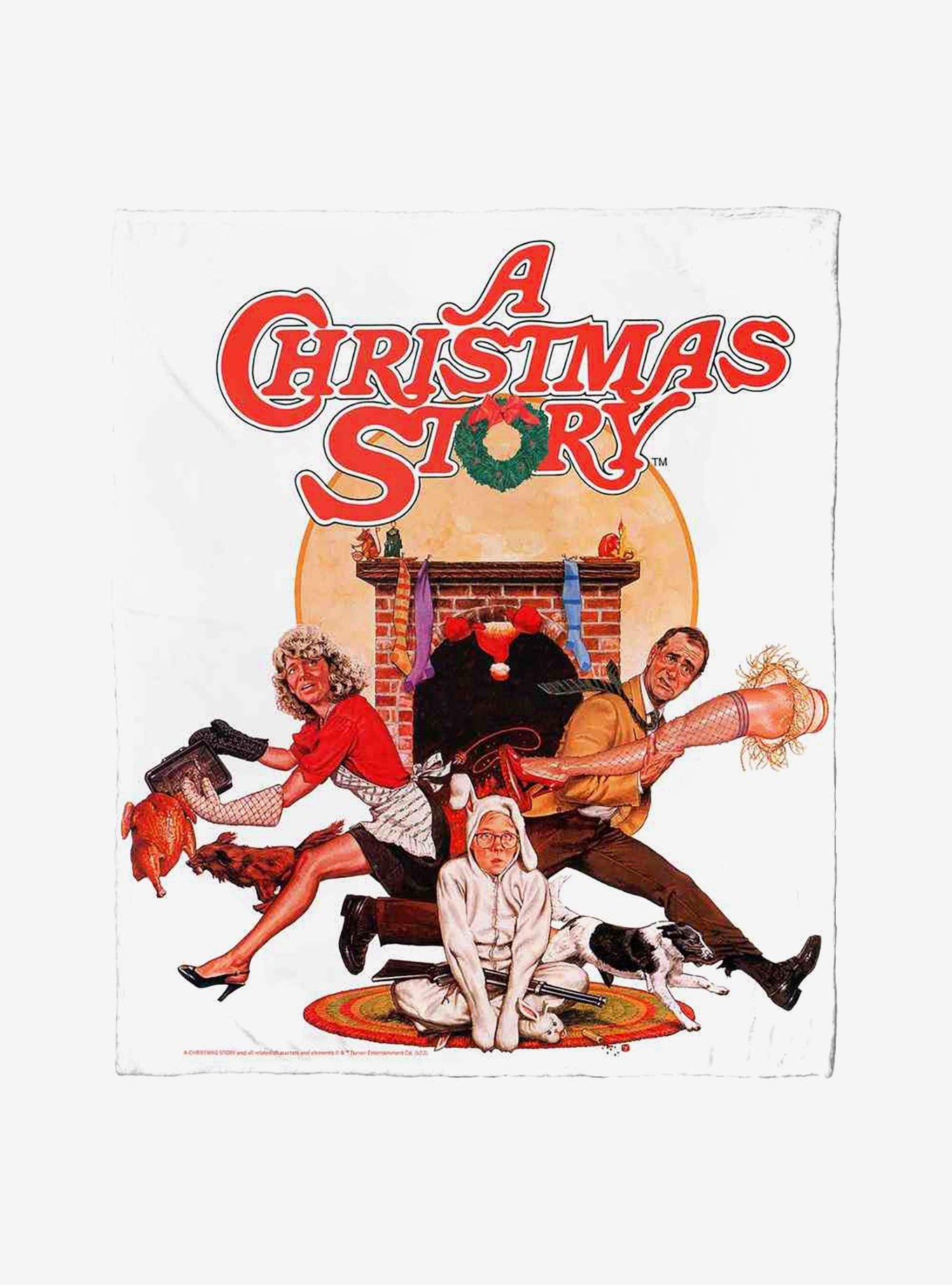 A Christmas Story Poster Silk Touch Throw Blanket, , hi-res