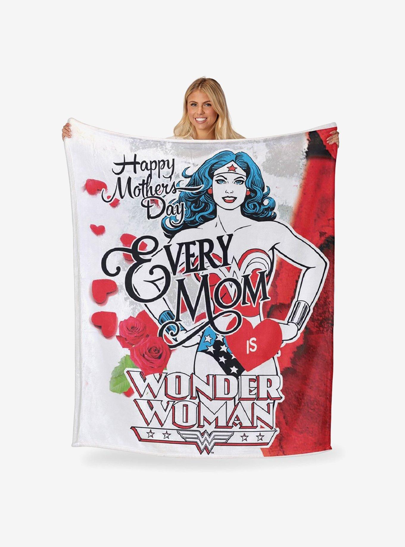 Wonder Woman Every Mom Silk Touch Throw Blanket, , hi-res