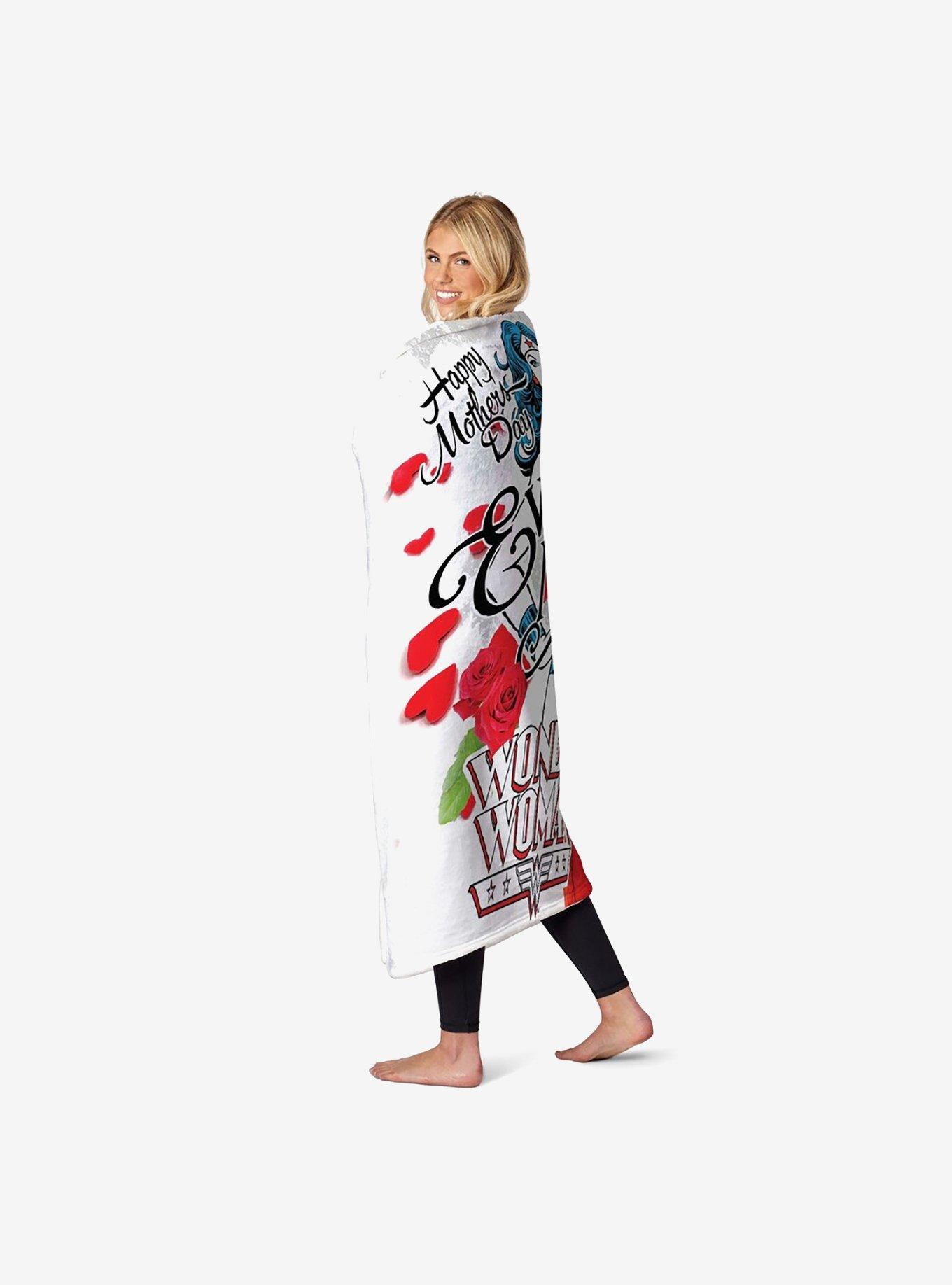 Wonder Woman Every Mom Silk Touch Throw Blanket, , alternate