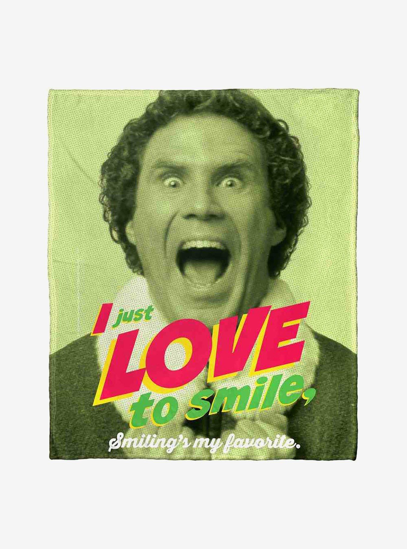 Elf Love To Smile Silk Touch Throw Blanket, , hi-res